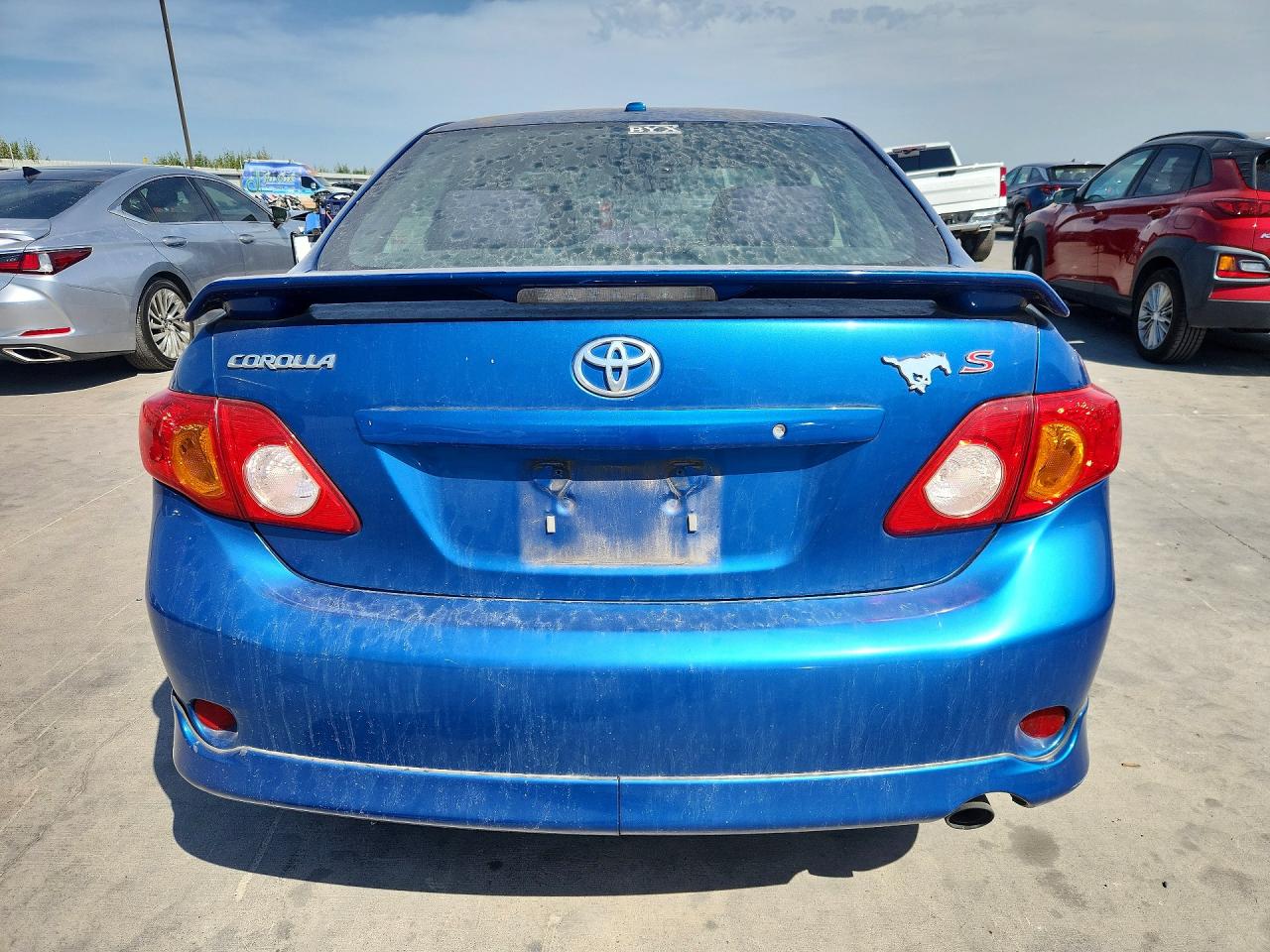 2010 Toyota Corolla S Blue vin: 1NXBU4EE4AZ240280