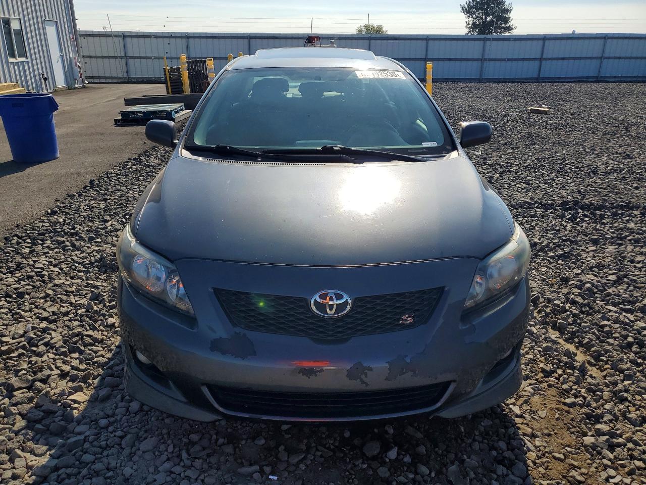 2010 Toyota Corolla S Gray vin: 1NXBU4EE4AZ257774