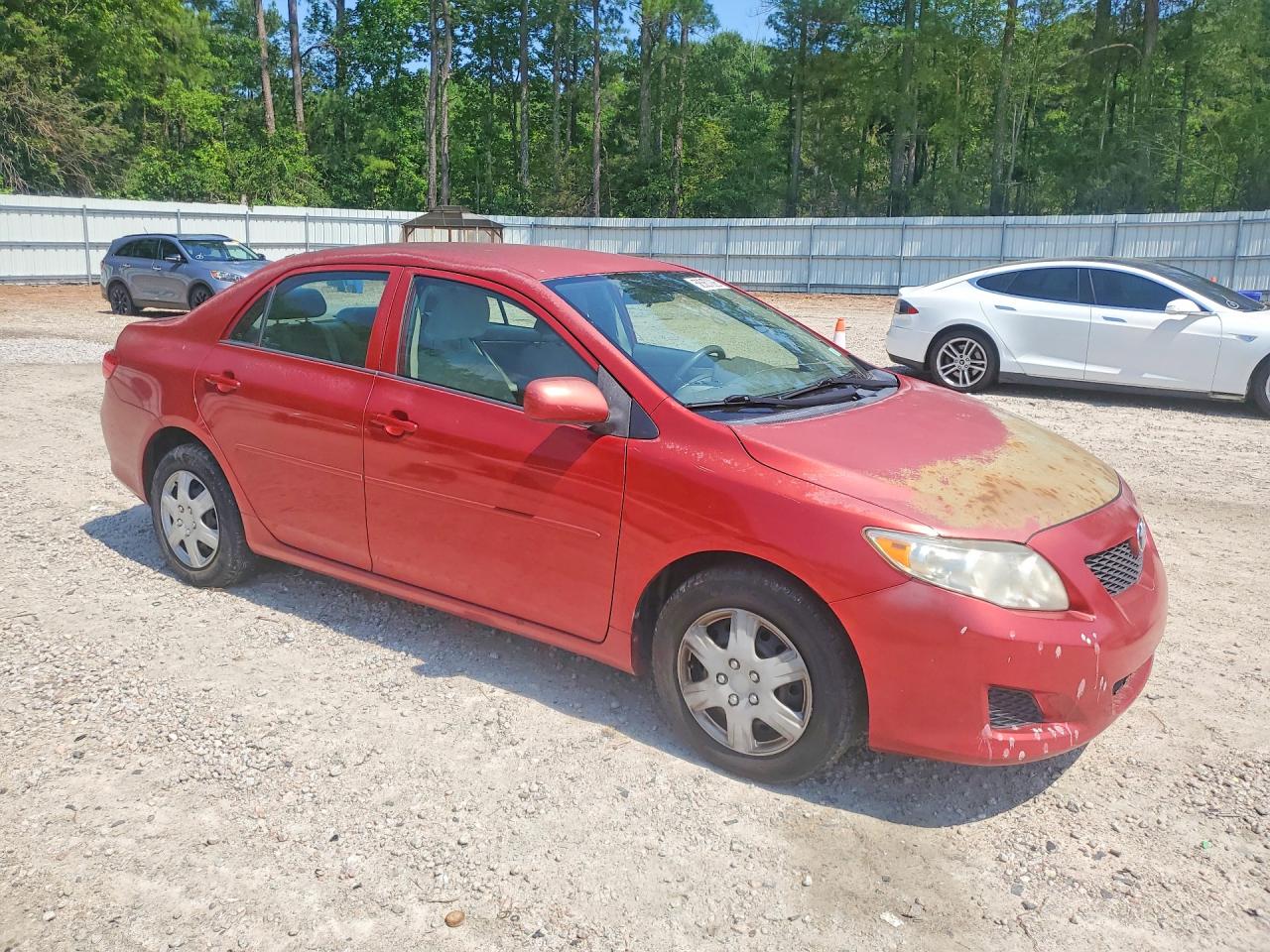 2010 Toyota Corolla Le Red vin: 1NXBU4EE4AZ258116