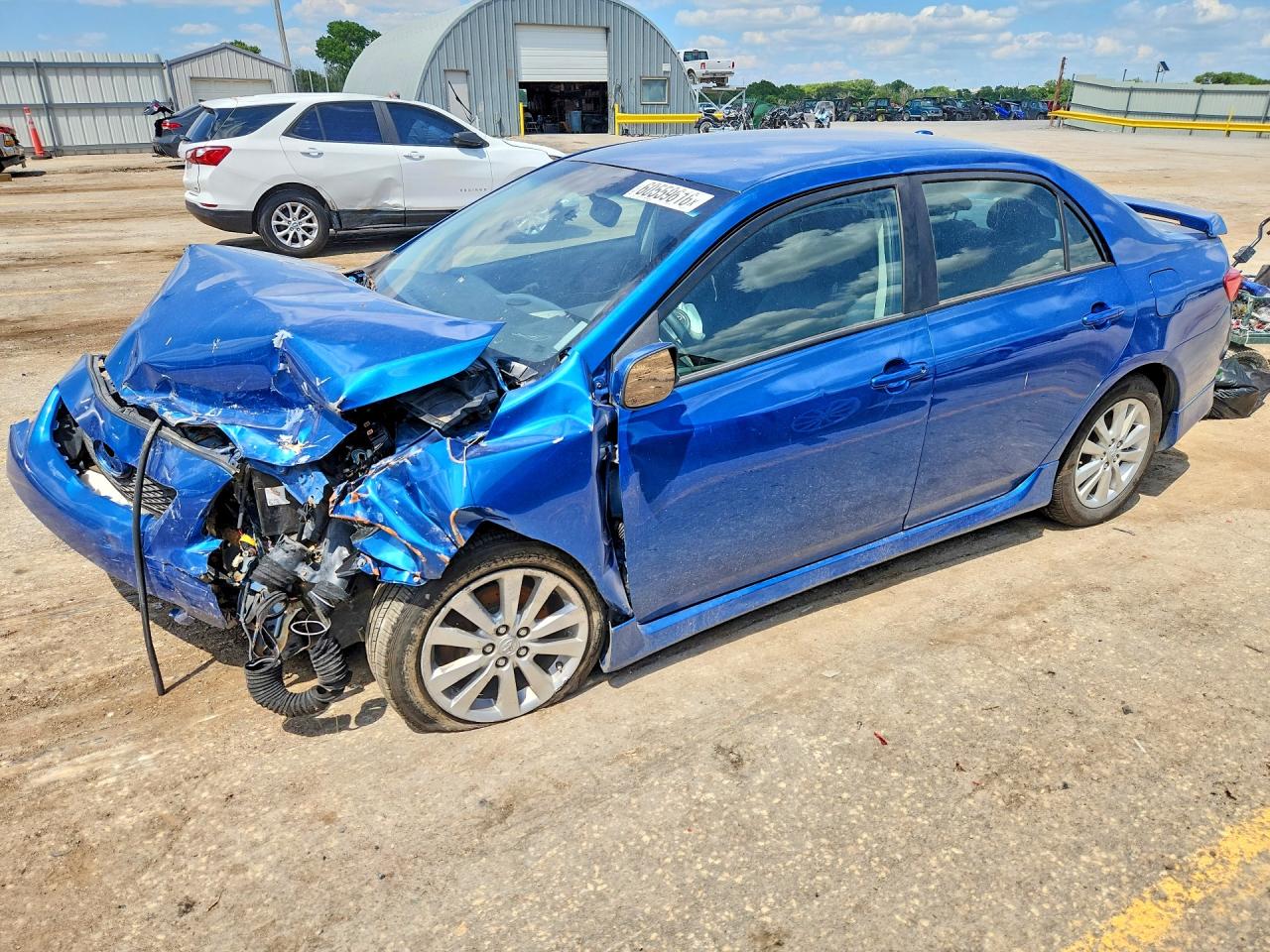 2010 Toyota Corolla S Blue vin: 1NXBU4EE4AZ263395