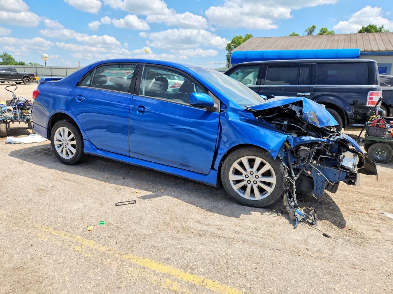 2010 Toyota Corolla S Blue vin: 1NXBU4EE4AZ263395