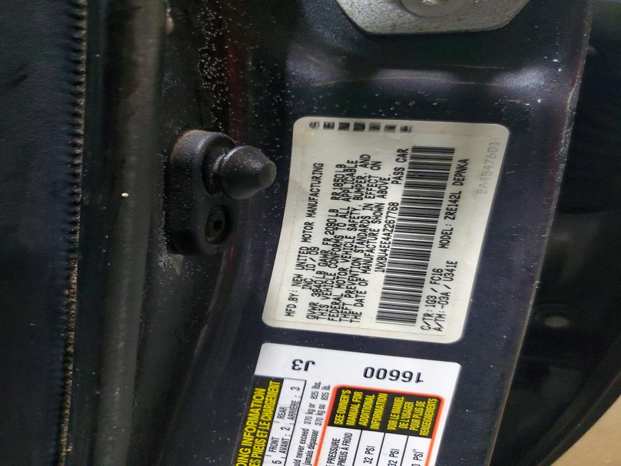 2010 Toyota Corolla Gray vin: 1NXBU4EE4AZ267768