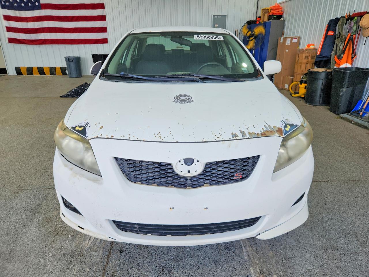 2010 Toyota Corolla S Белый vin: 1NXBU4EE4AZ272548