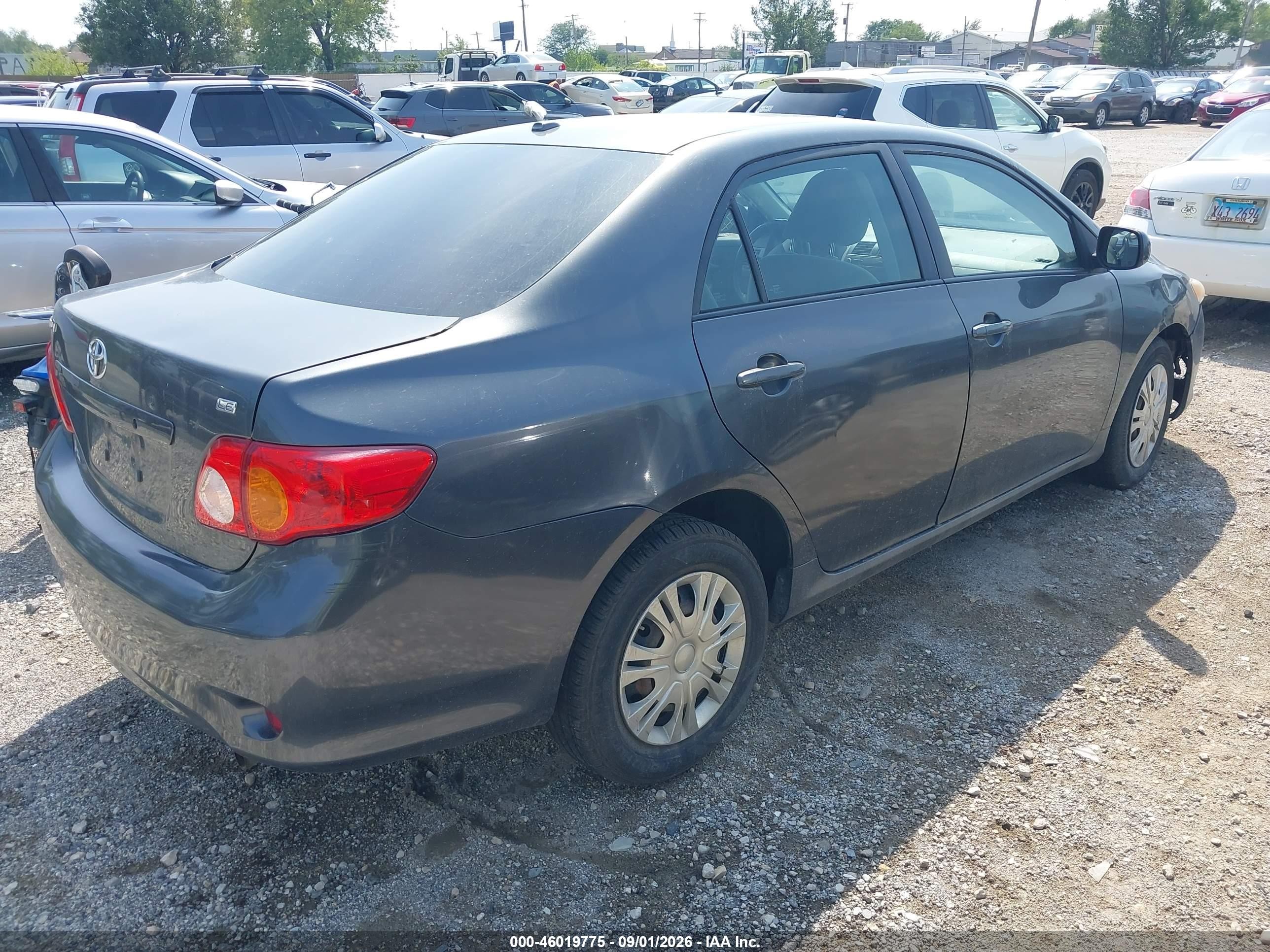 2010 Toyota Corolla Le Dark Blue vin: 1NXBU4EE4AZ280682