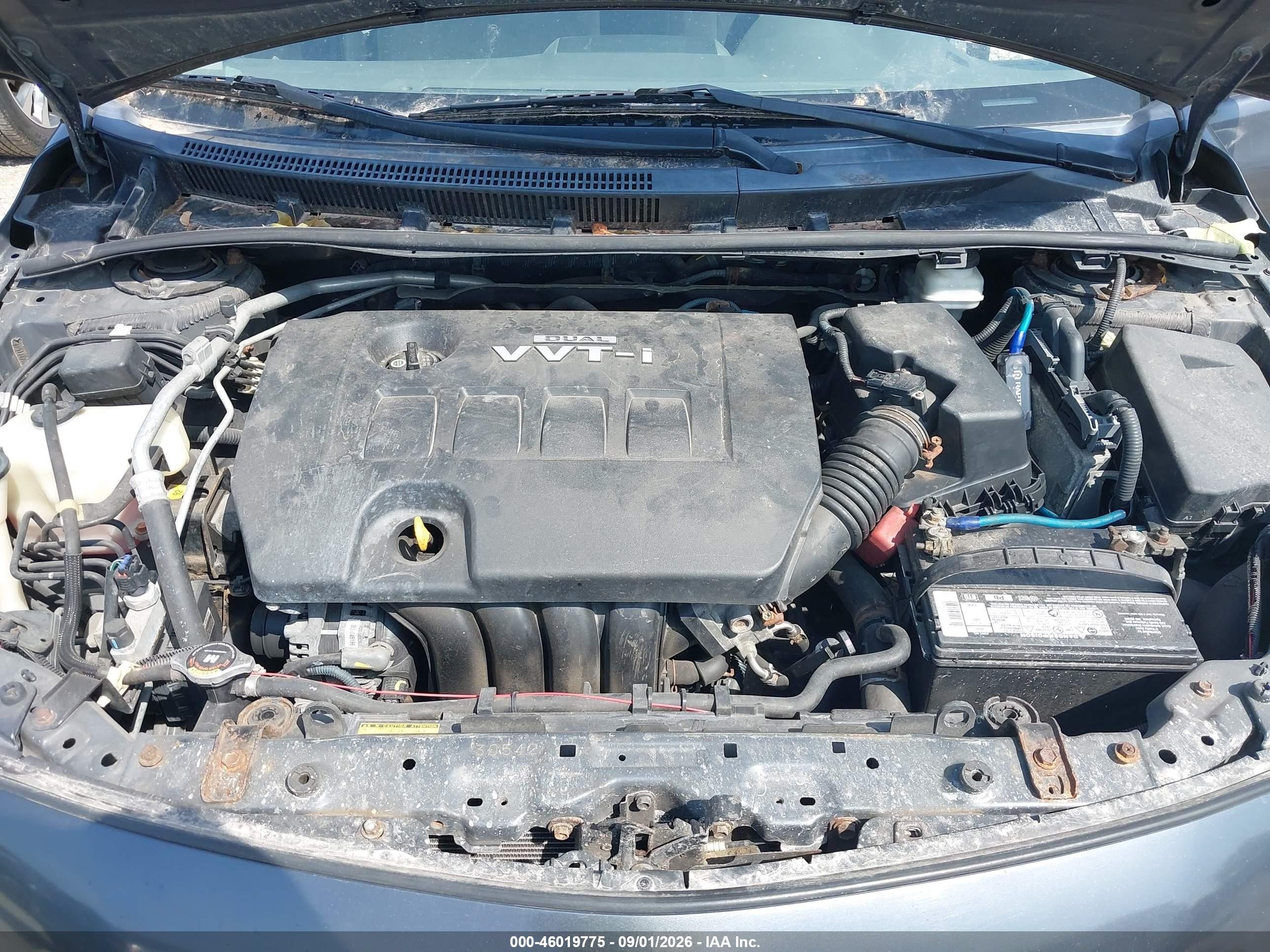 2010 Toyota Corolla Le Dark Blue vin: 1NXBU4EE4AZ280682