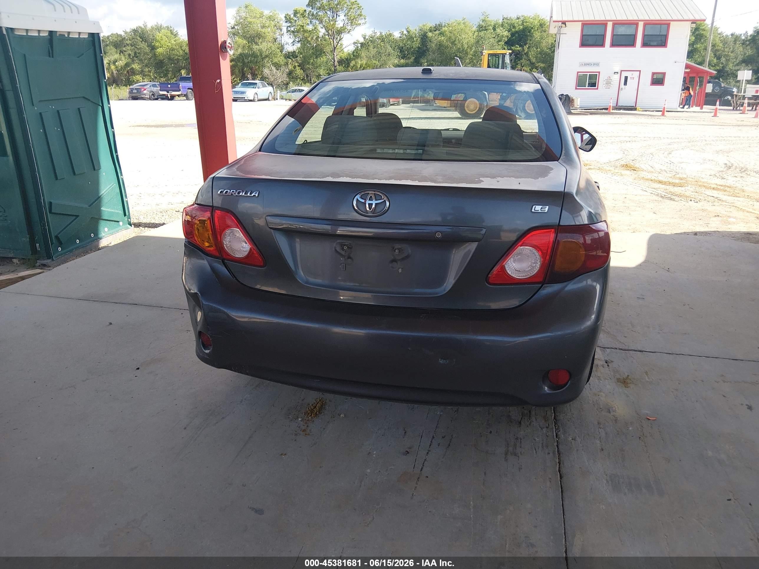 2010 Toyota Corolla Le Gray vin: 1NXBU4EE4AZ296431