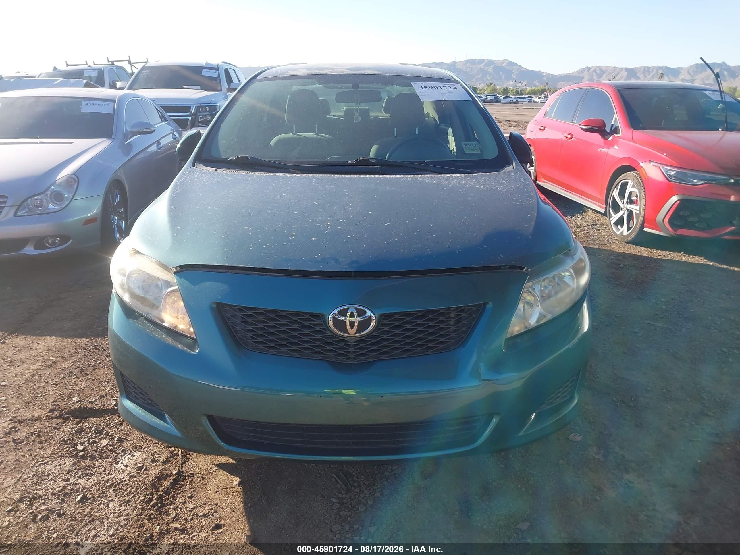 2010 Toyota Corolla Le Серый vin: 1NXBU4EE4AZ302101