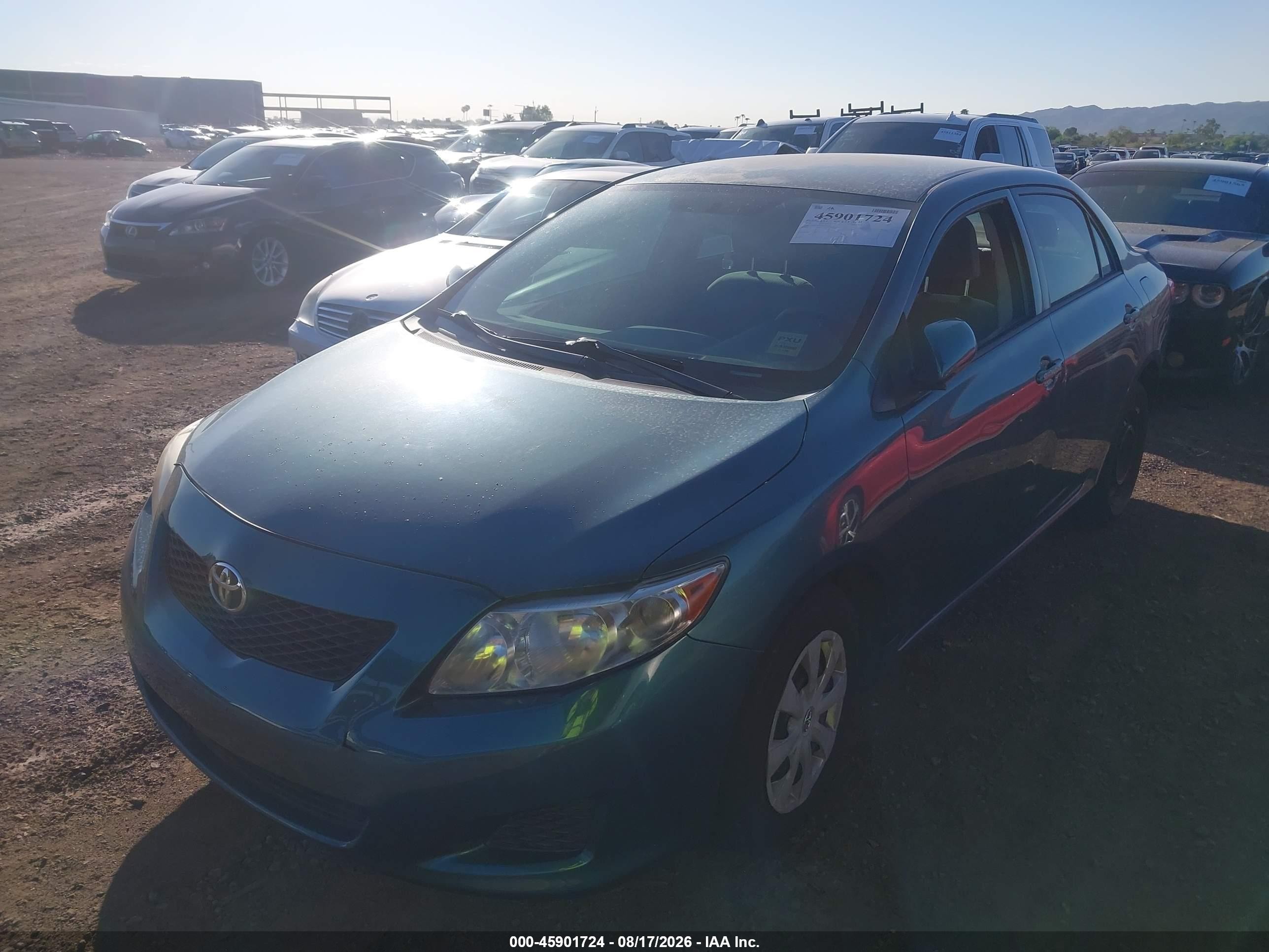 2010 Toyota Corolla Le Серый vin: 1NXBU4EE4AZ302101