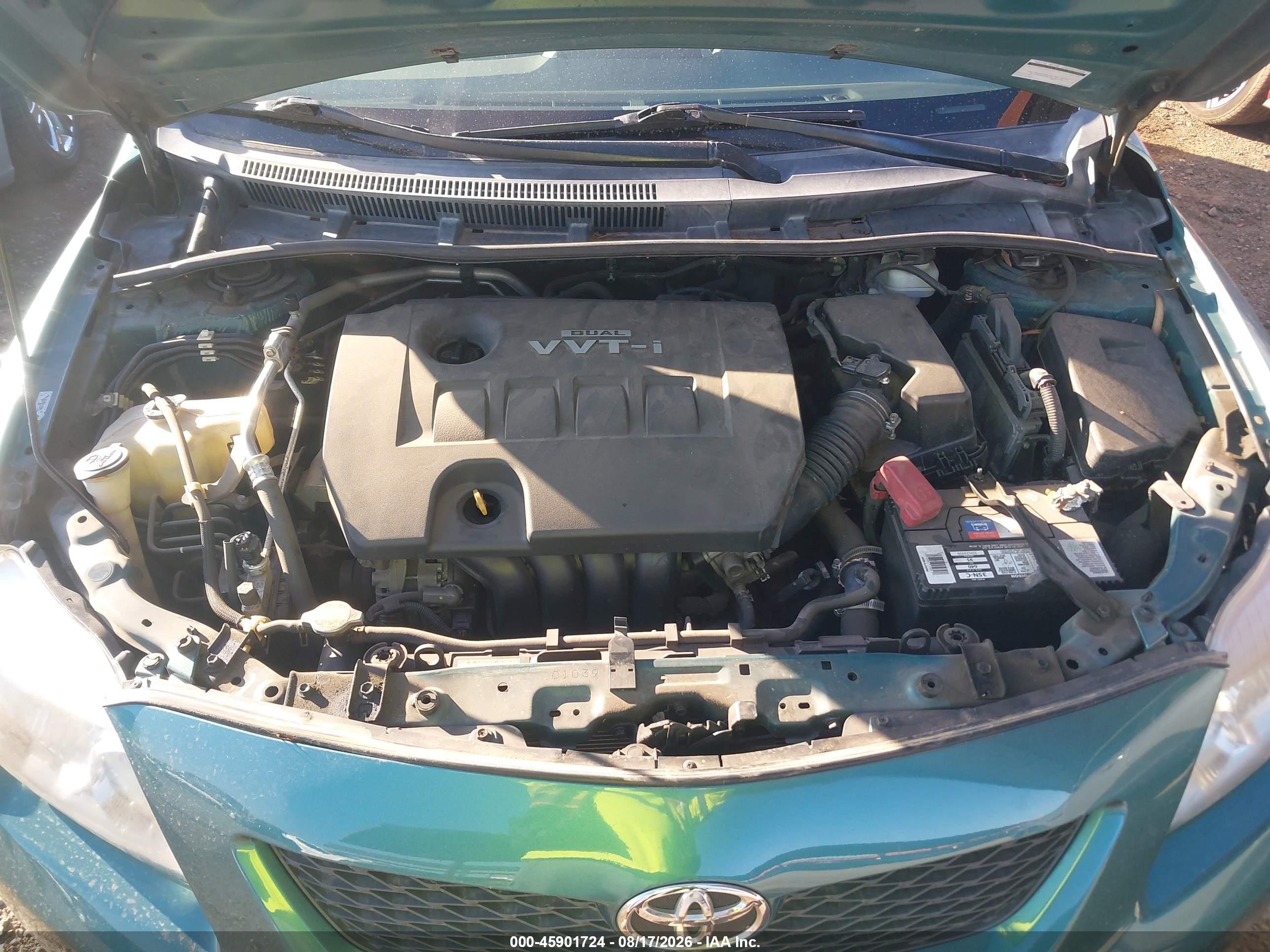 2010 Toyota Corolla Le Серый vin: 1NXBU4EE4AZ302101