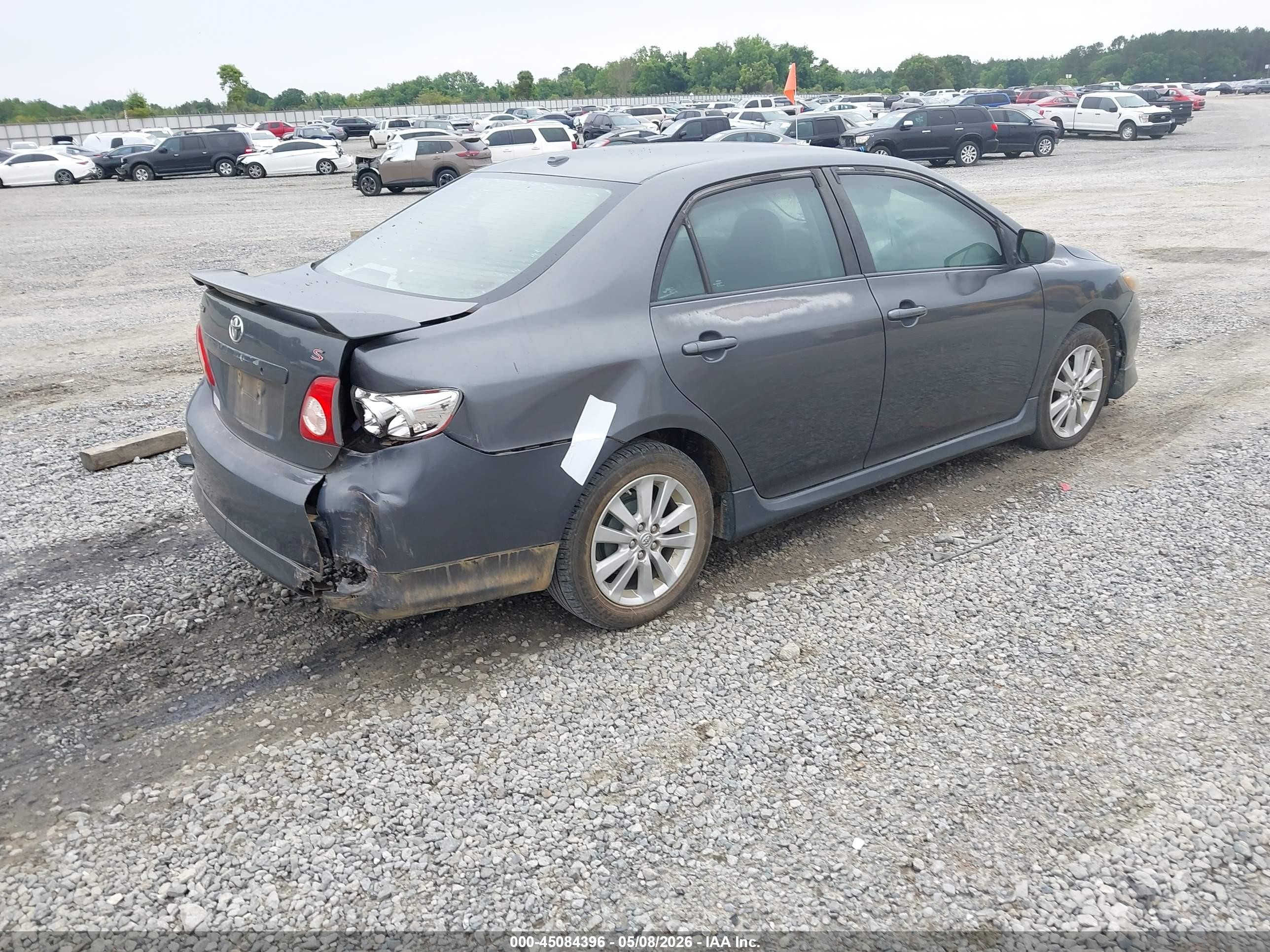 2010 Toyota Corolla S Gray vin: 1NXBU4EE4AZ330030