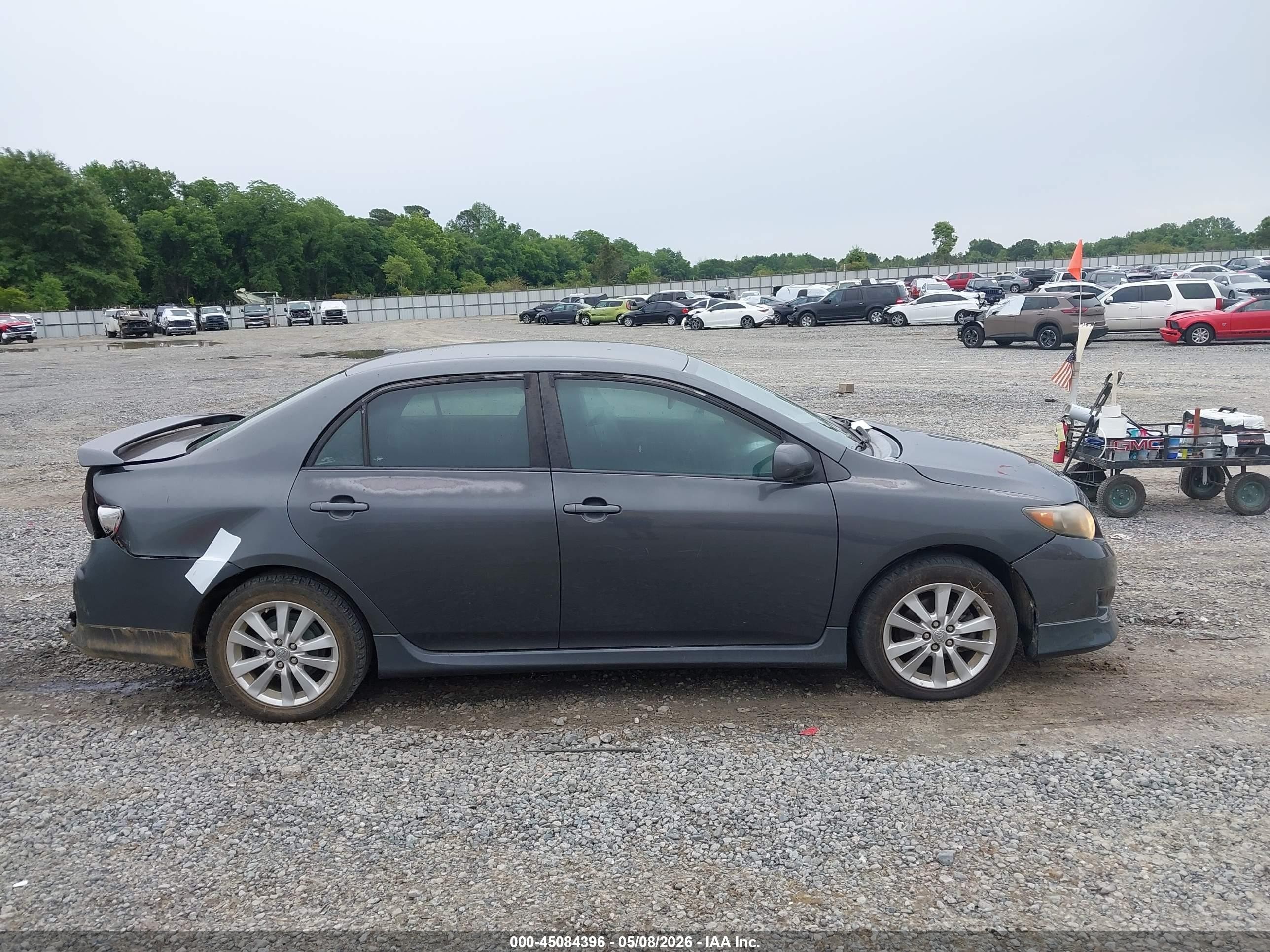 2010 Toyota Corolla S Gray vin: 1NXBU4EE4AZ330030