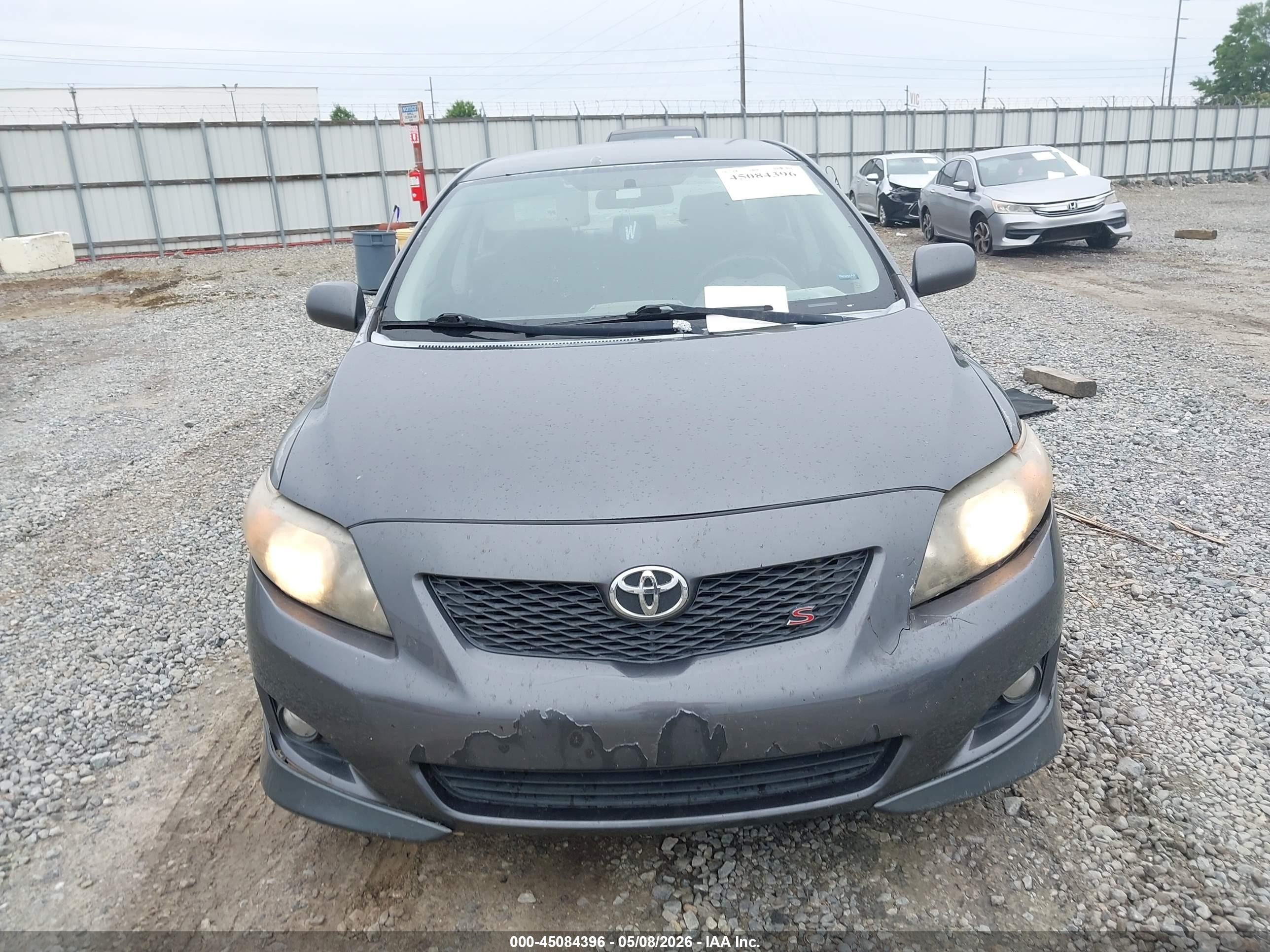 2010 Toyota Corolla S Gray vin: 1NXBU4EE4AZ330030