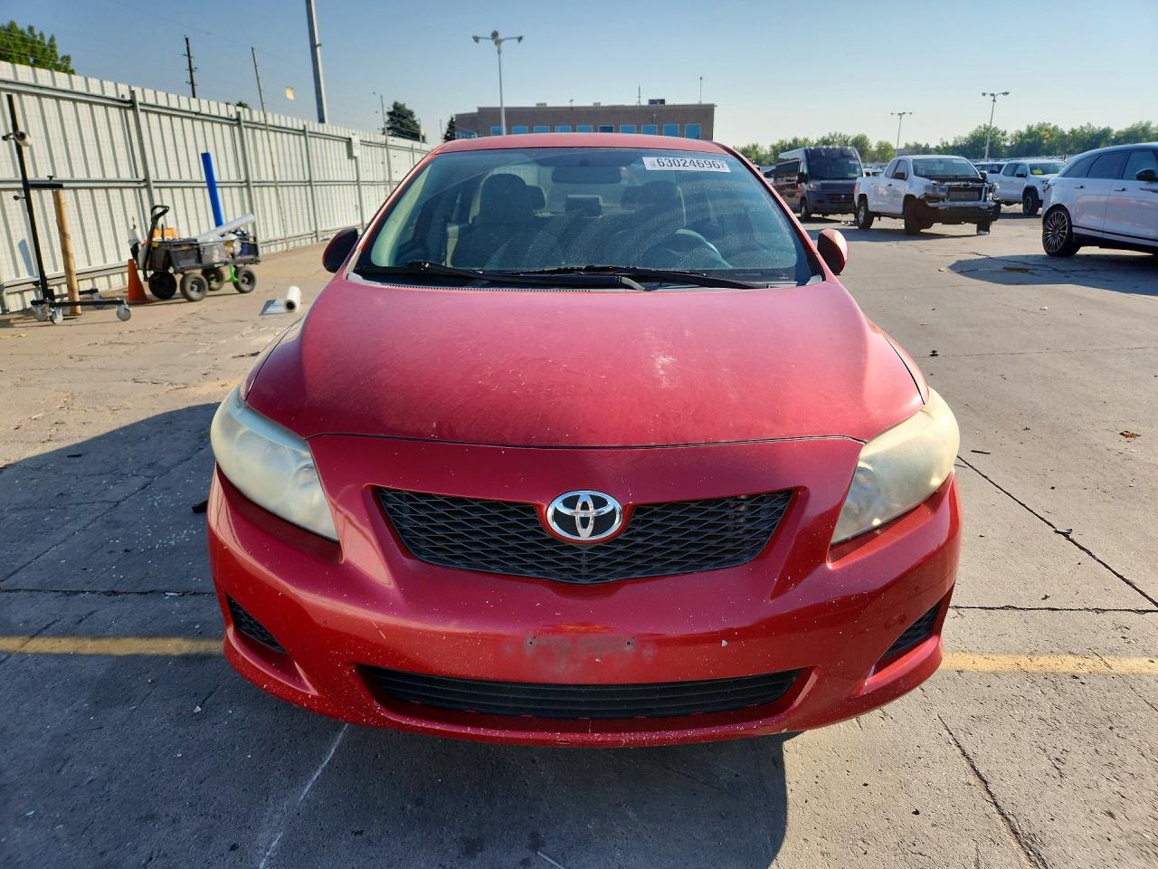 2010 Toyota Corolla Le Red vin: 1NXBU4EE4AZ335972