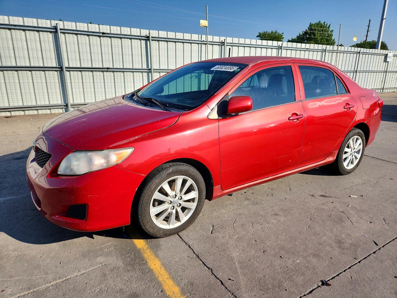 2010 Toyota Corolla Le Red vin: 1NXBU4EE4AZ335972