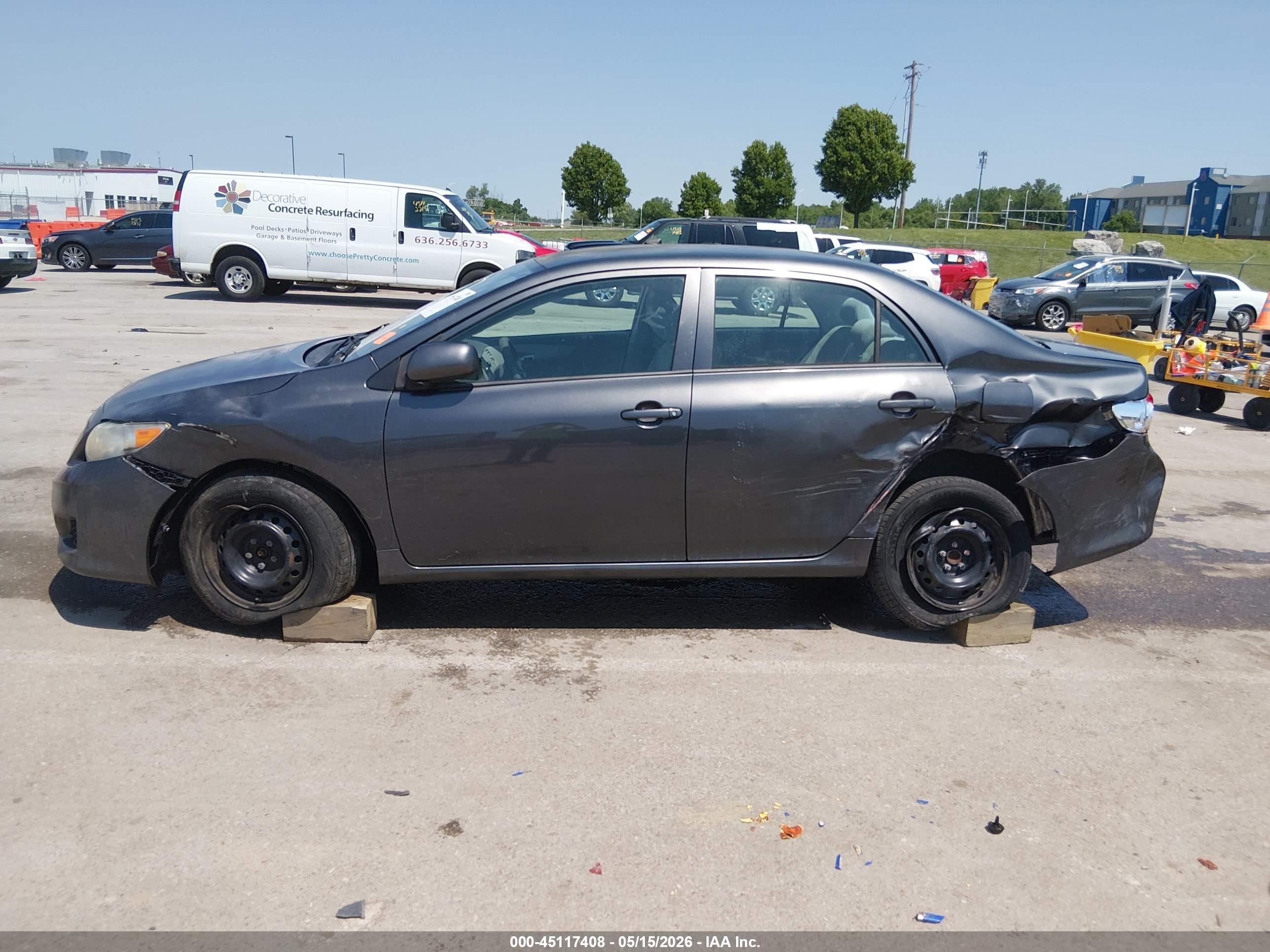 2010 Toyota Corolla Le Gray vin: 1NXBU4EE4AZ340900