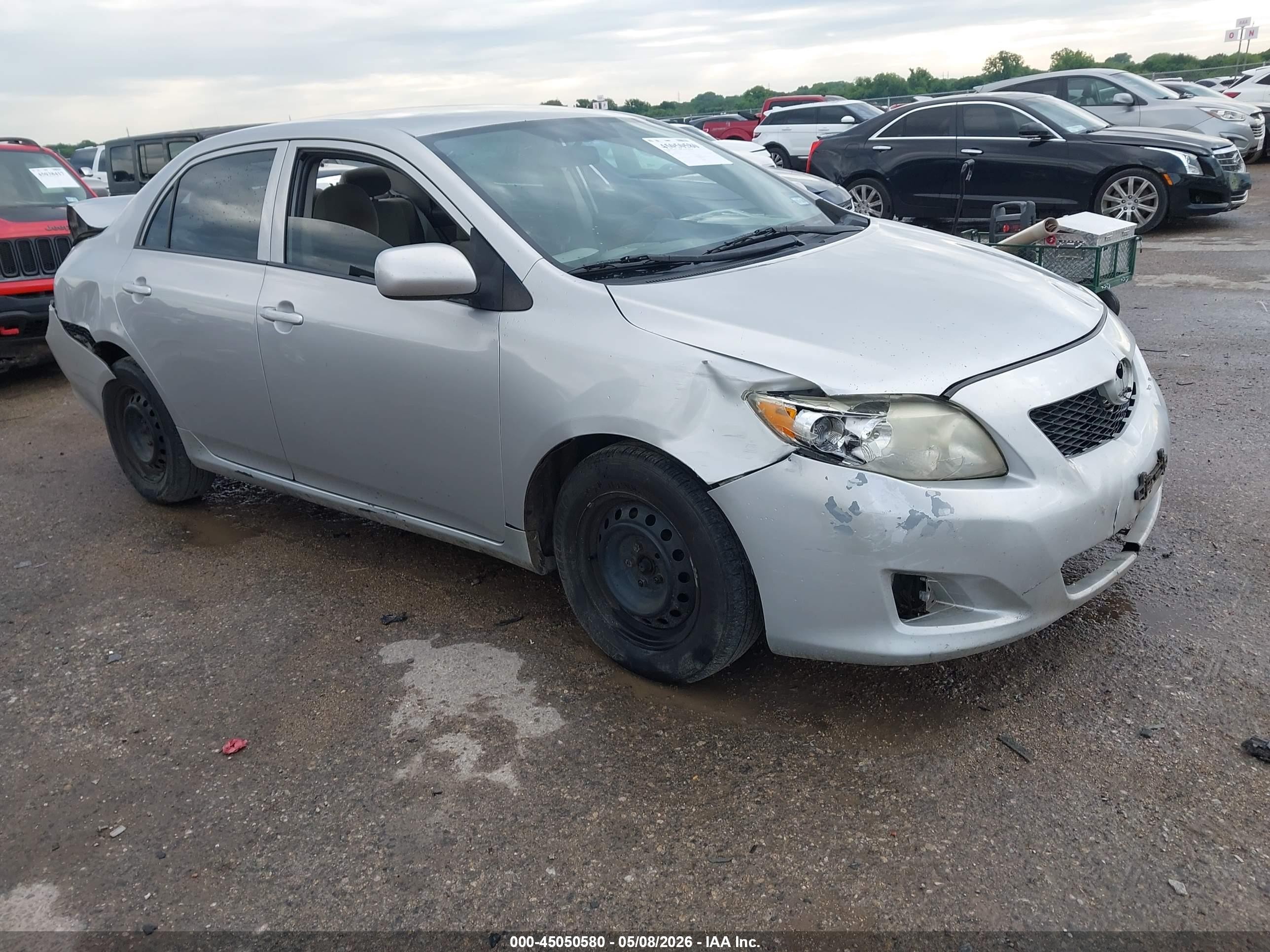 2010 Toyota Corolla Le Gray vin: 1NXBU4EE4AZ347751