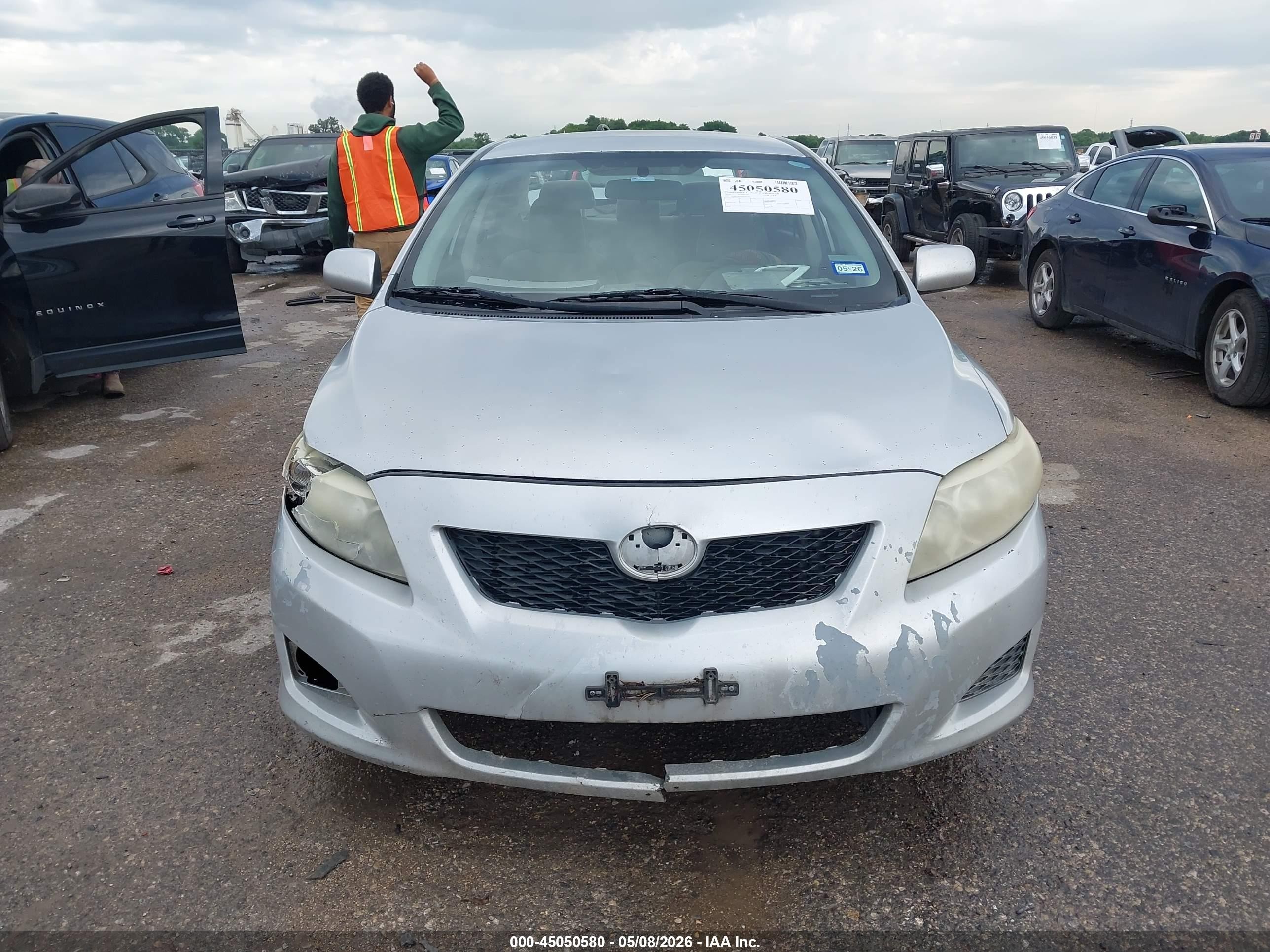 2010 Toyota Corolla Le Gray vin: 1NXBU4EE4AZ347751