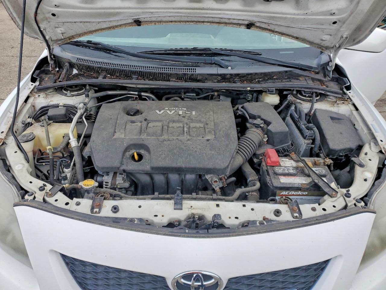 2010 Toyota Corolla S Белый vin: 1NXBU4EE4AZ350178