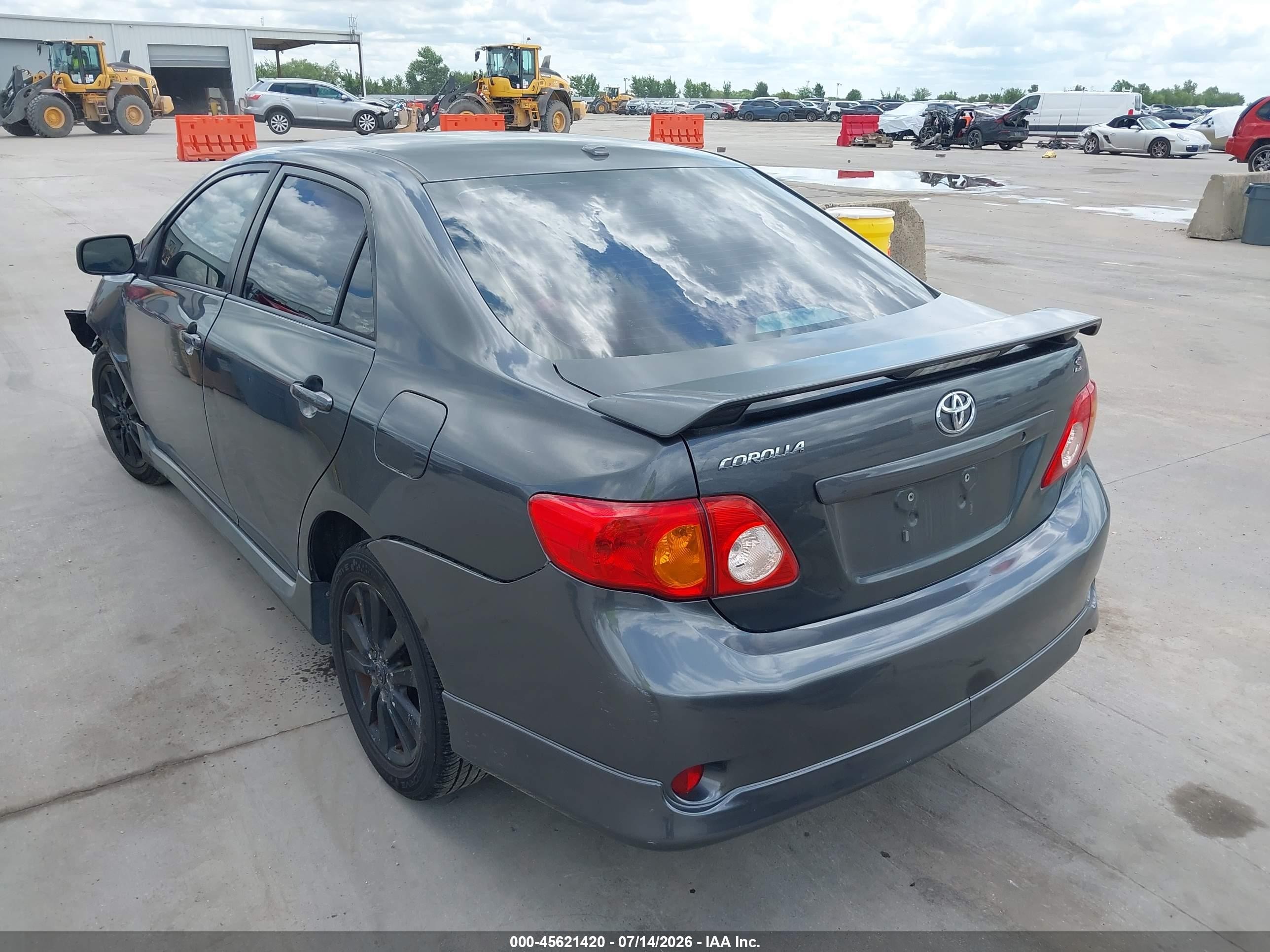2010 Toyota Corolla S Gray vin: 1NXBU4EE4AZ358670
