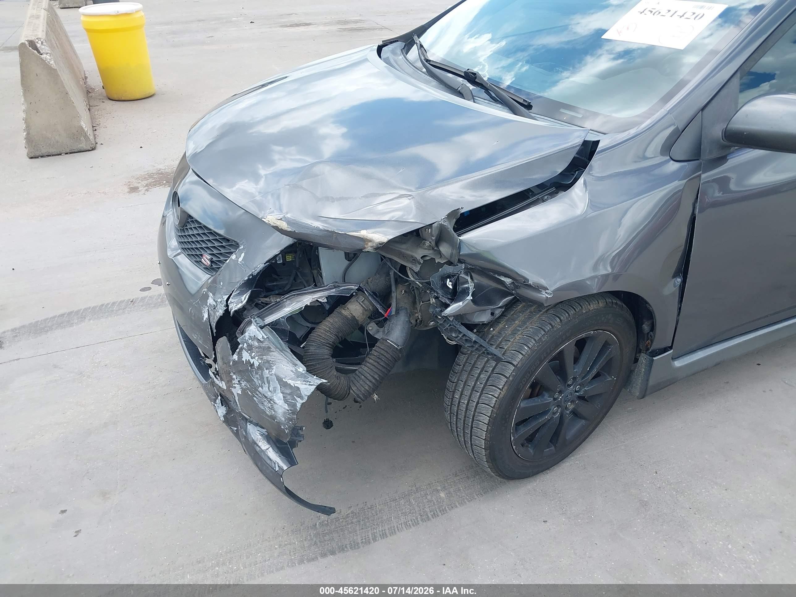 2010 Toyota Corolla S Gray vin: 1NXBU4EE4AZ358670