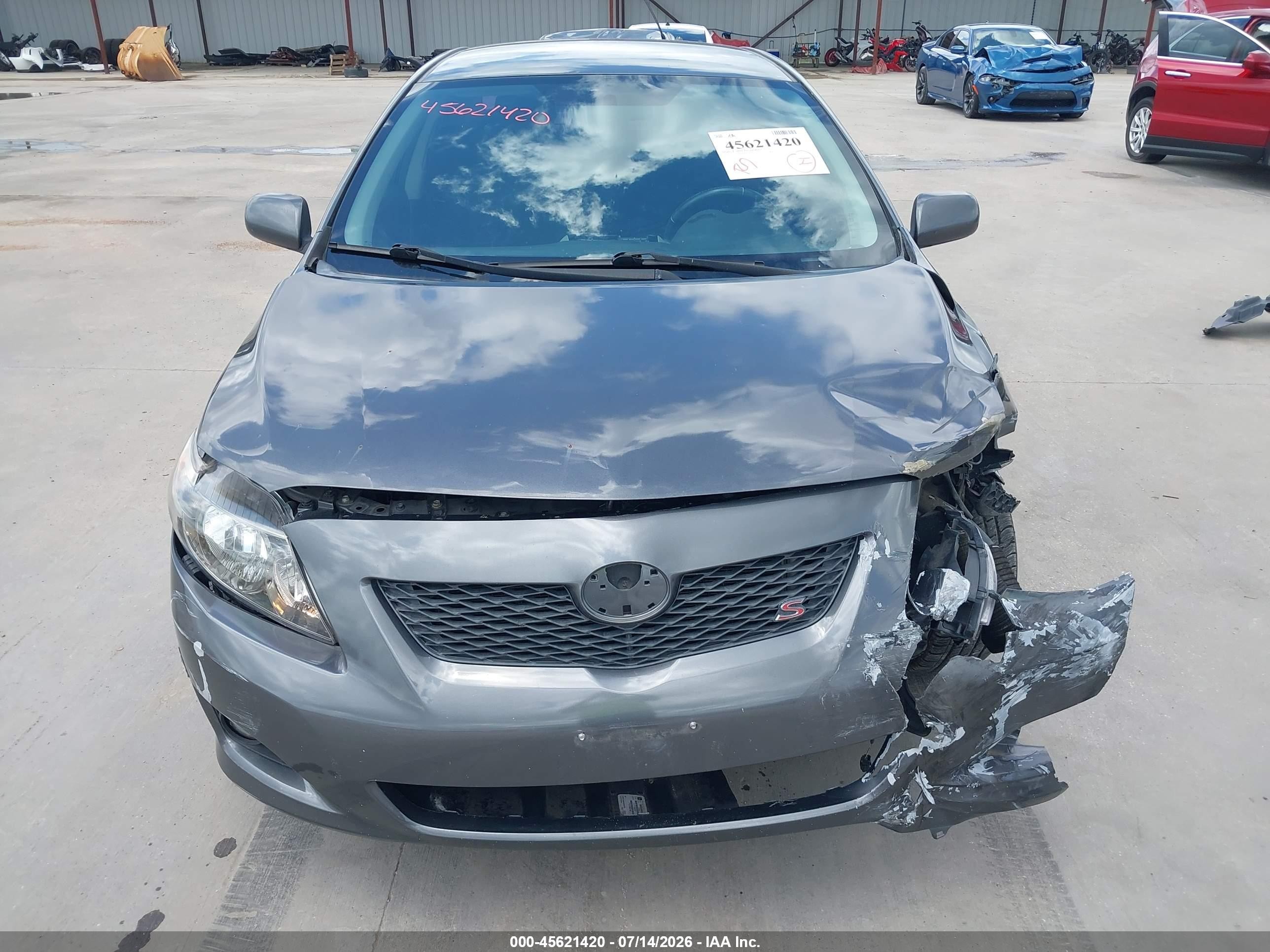 2010 Toyota Corolla S Gray vin: 1NXBU4EE4AZ358670