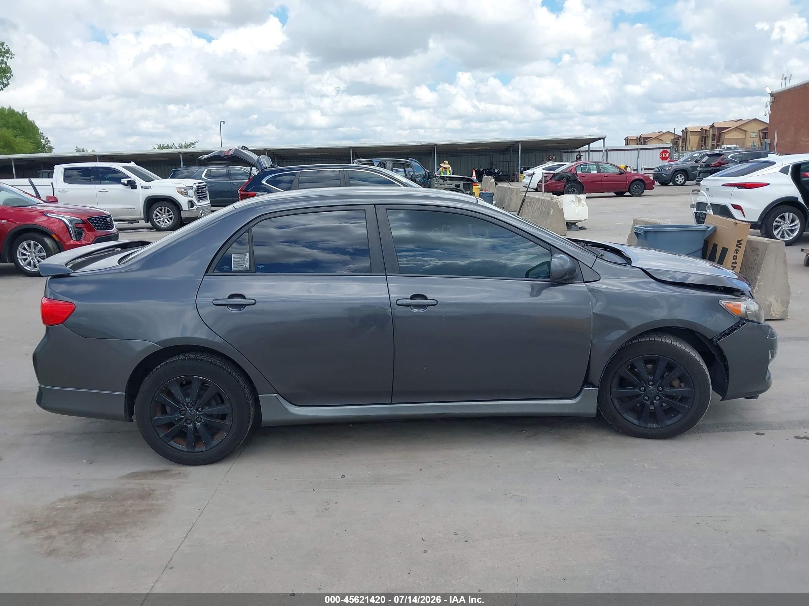 2010 Toyota Corolla S Gray vin: 1NXBU4EE4AZ358670