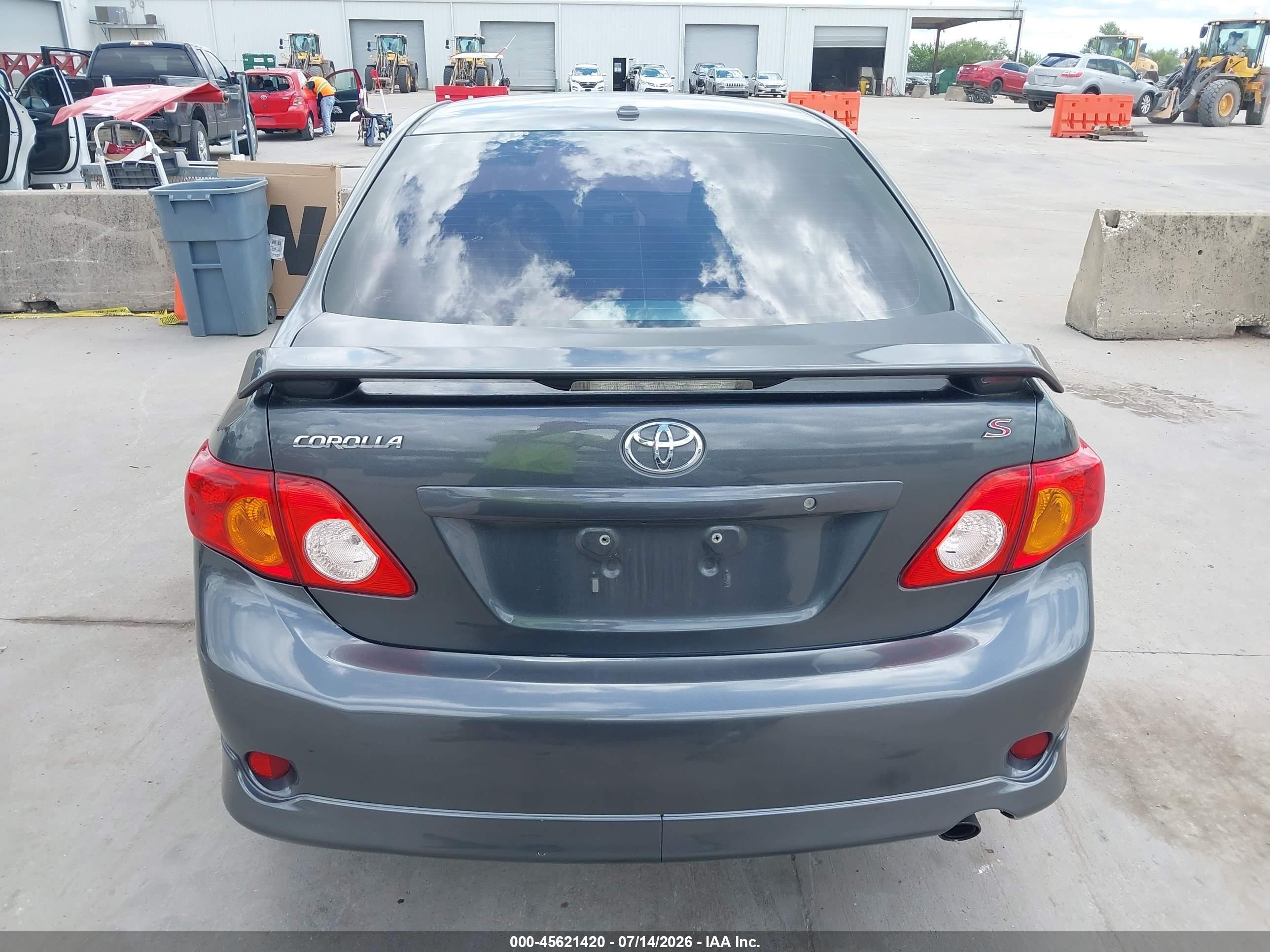 2010 Toyota Corolla S Gray vin: 1NXBU4EE4AZ358670