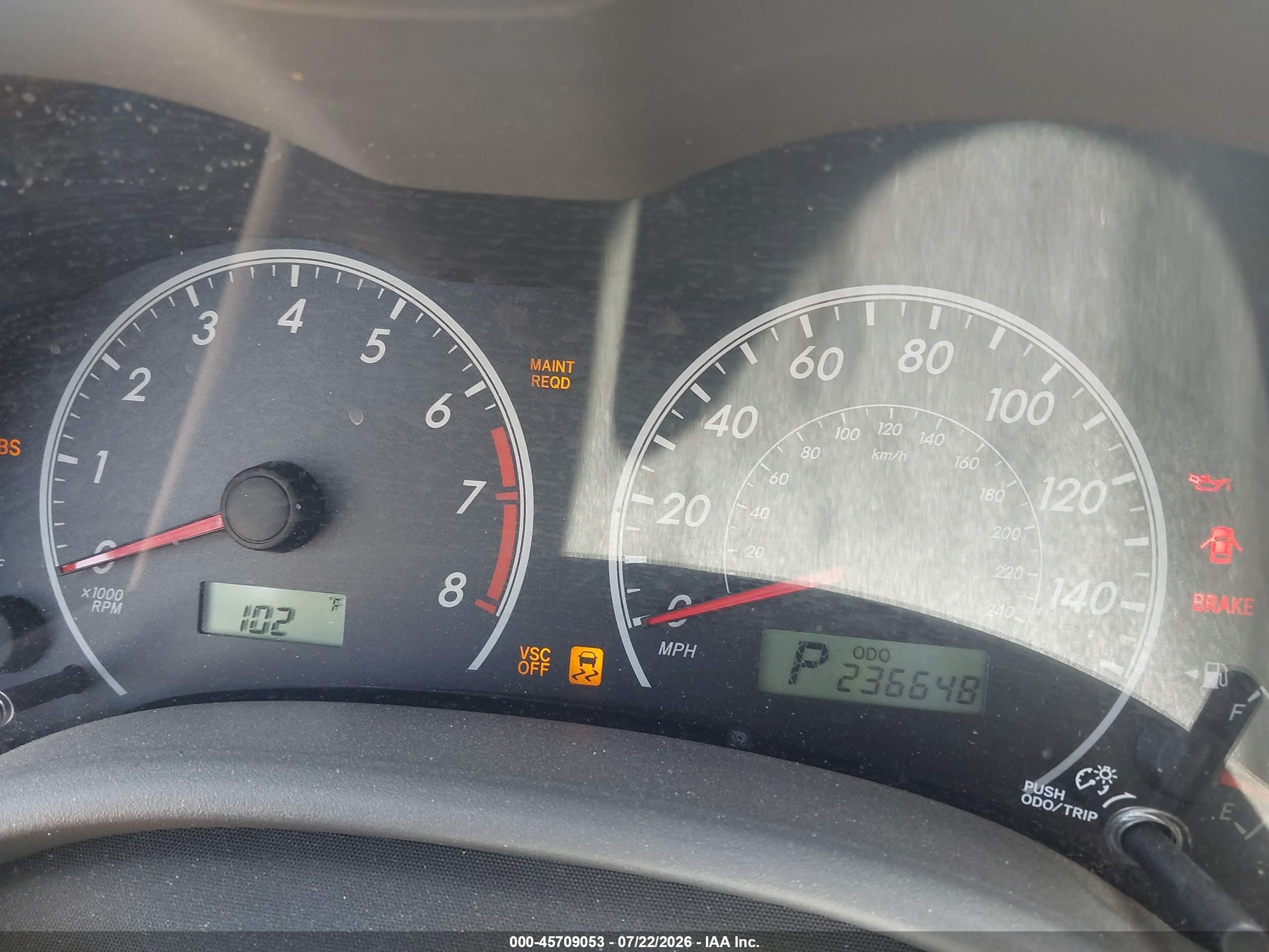 2010 Toyota Corolla Le Серый vin: 1NXBU4EE4AZ370091