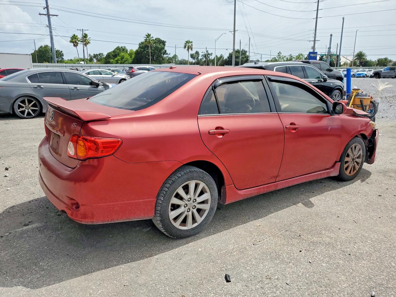 2010 Toyota Corolla S Red vin: 1NXBU4EE4AZ375274