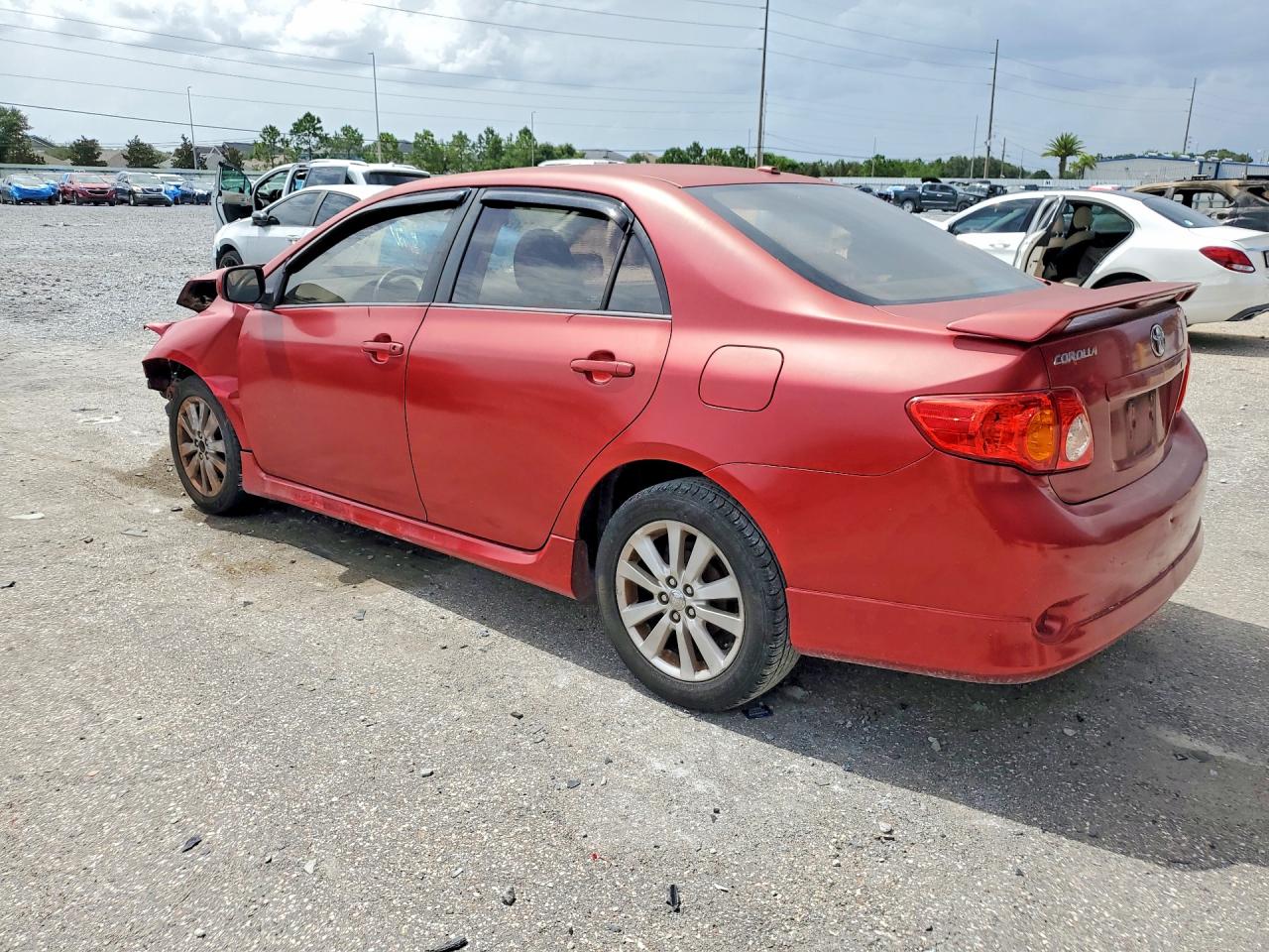 2010 Toyota Corolla S Red vin: 1NXBU4EE4AZ375274