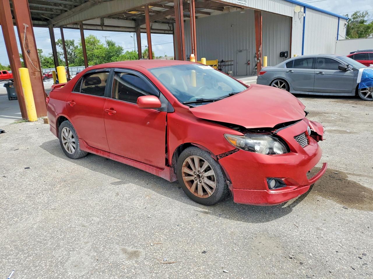 2010 Toyota Corolla S Red vin: 1NXBU4EE4AZ375274