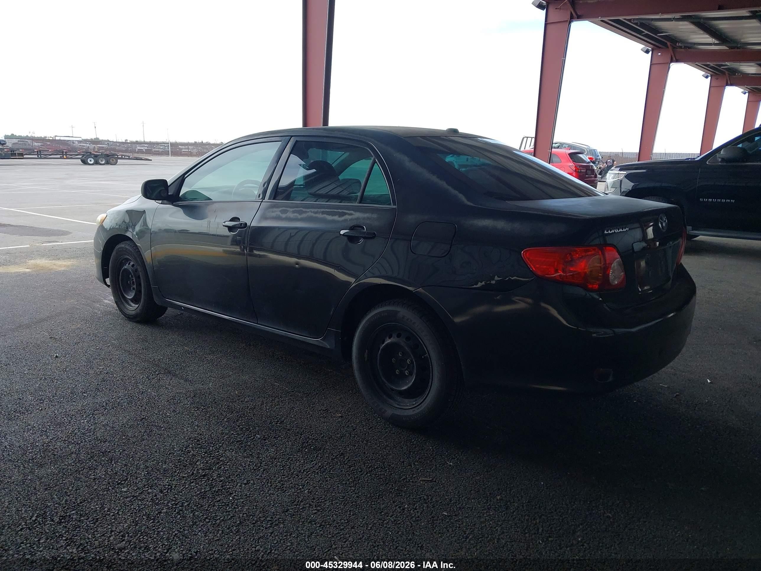 2010 Toyota Corolla Le Black vin: 1NXBU4EE4AZ375730