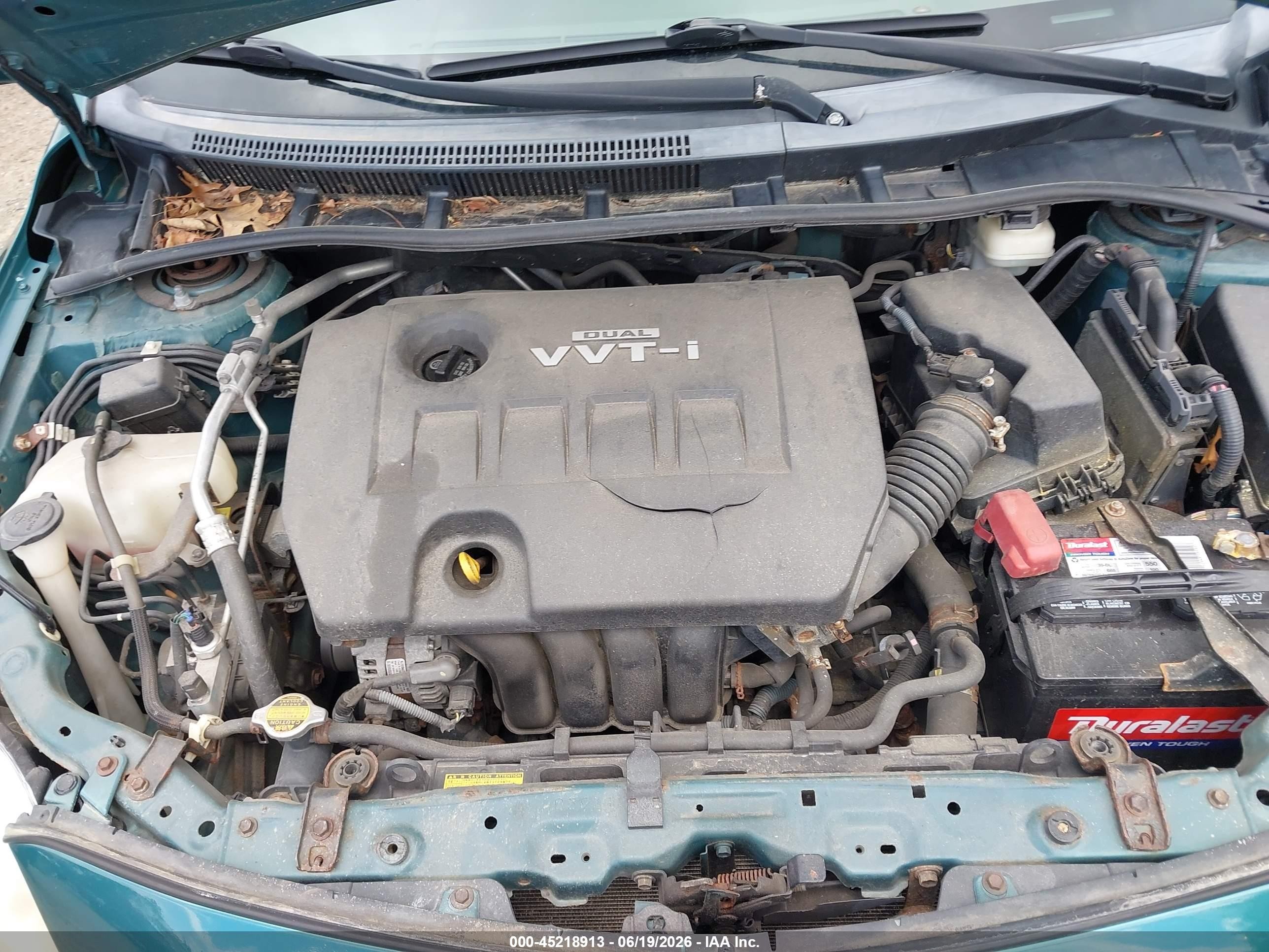 2010 Toyota Corolla Le Turquoise vin: 1NXBU4EE5AZ174371