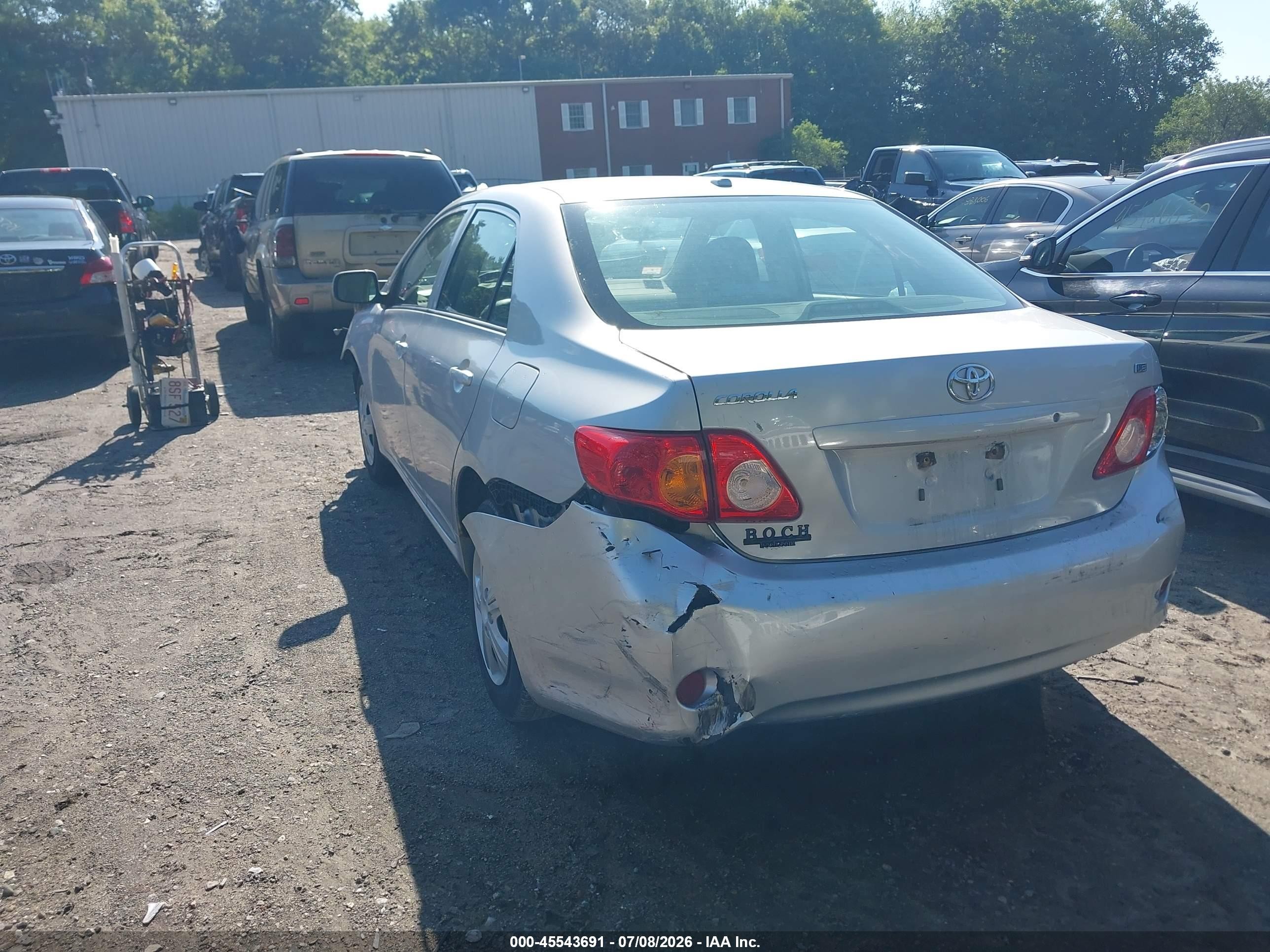 2010 Toyota Corolla Le Silver vin: 1NXBU4EE5AZ177125