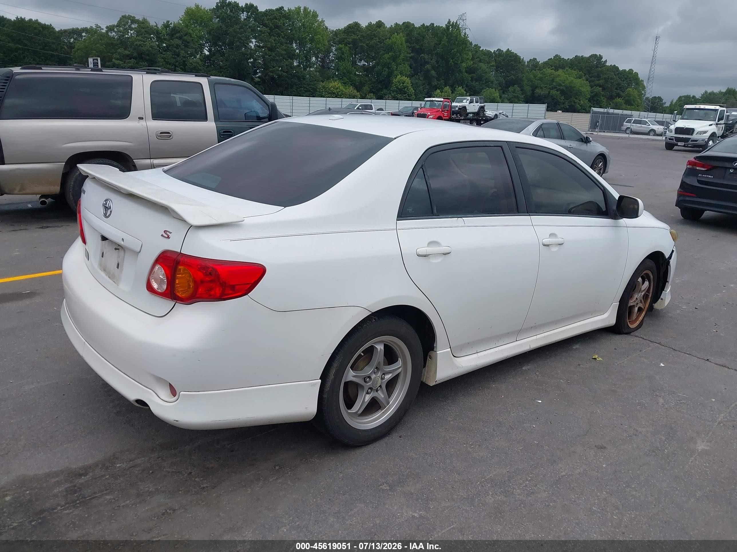 2010 Toyota Corolla S White vin: 1NXBU4EE5AZ184348