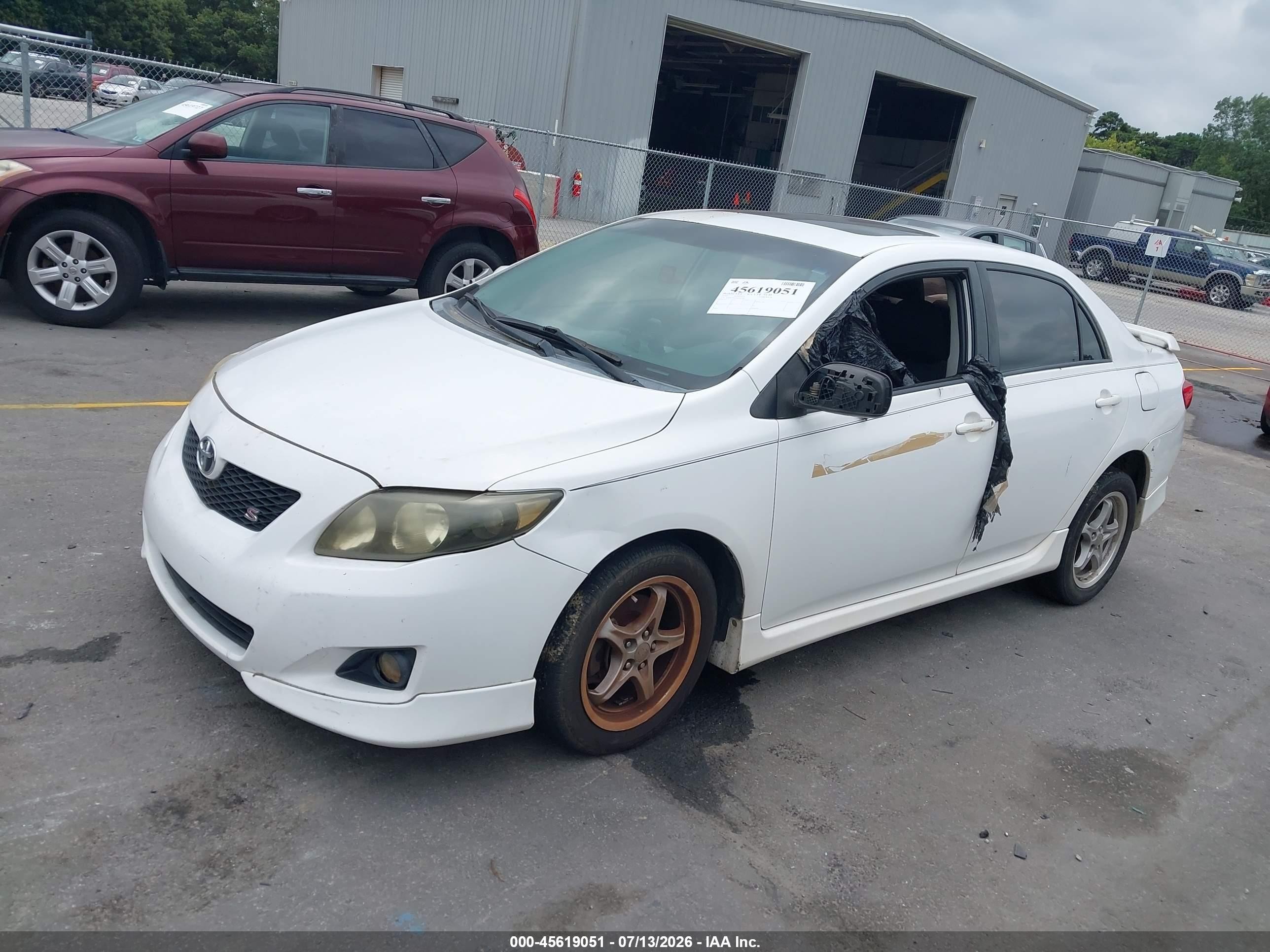 2010 Toyota Corolla S White vin: 1NXBU4EE5AZ184348