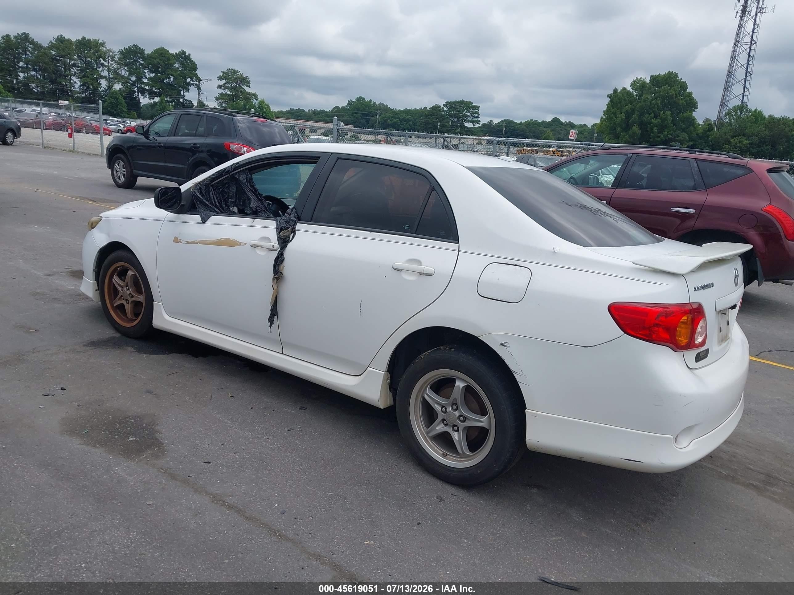 2010 Toyota Corolla S White vin: 1NXBU4EE5AZ184348