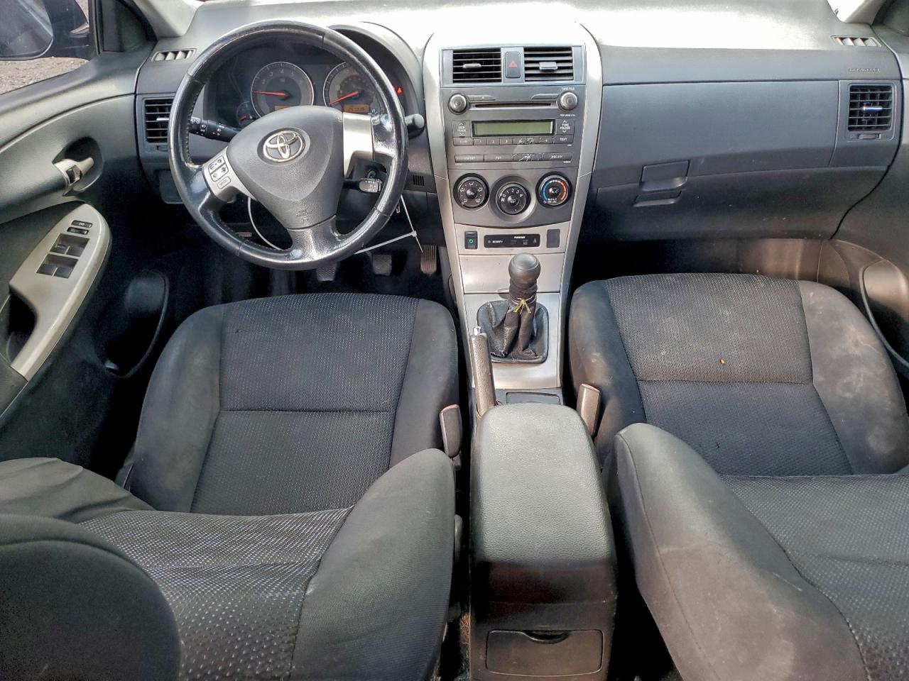 2010 Toyota Corolla Base Black vin: 1NXBU4EE5AZ196418