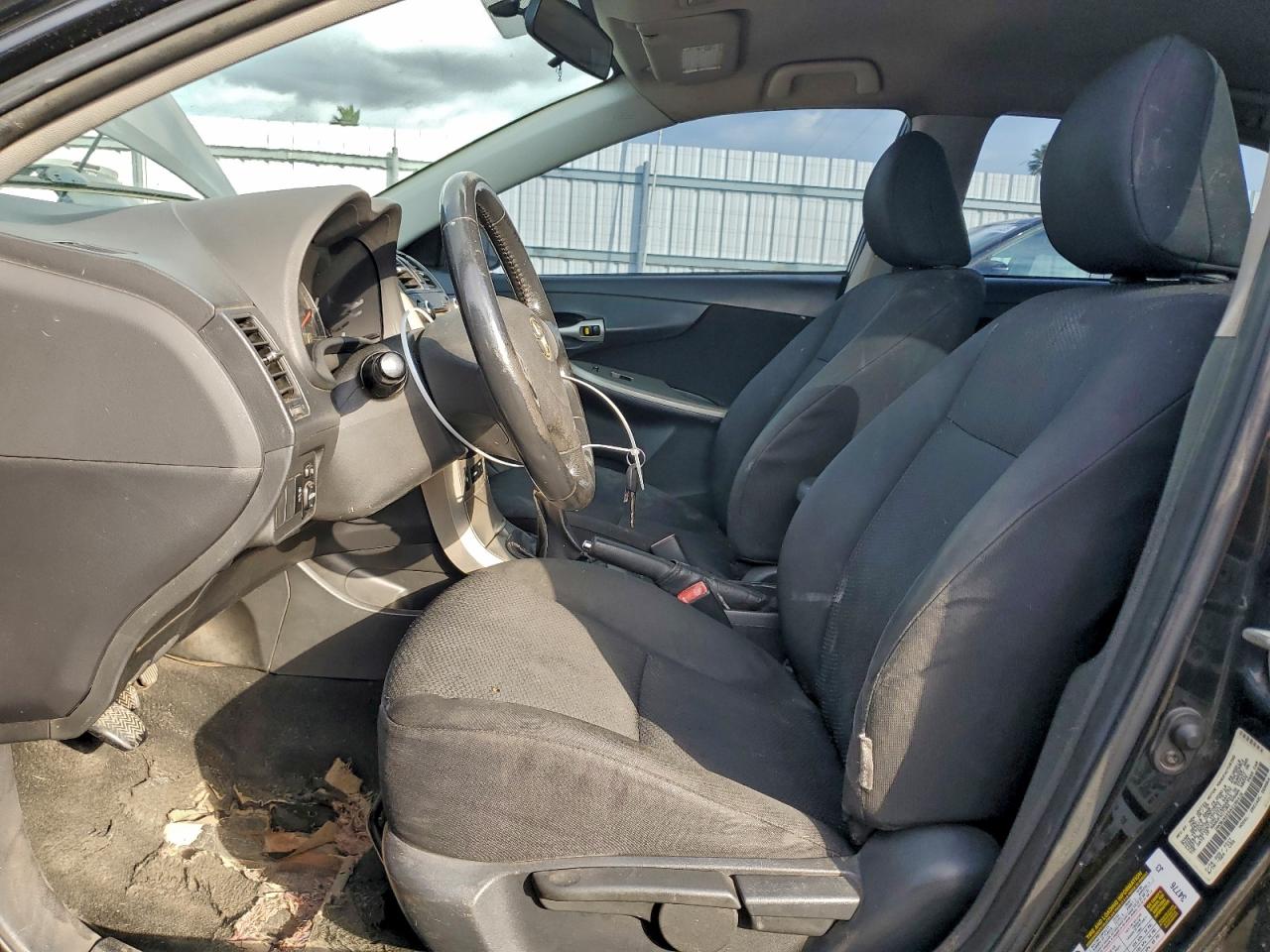 2010 Toyota Corolla Base Black vin: 1NXBU4EE5AZ196418