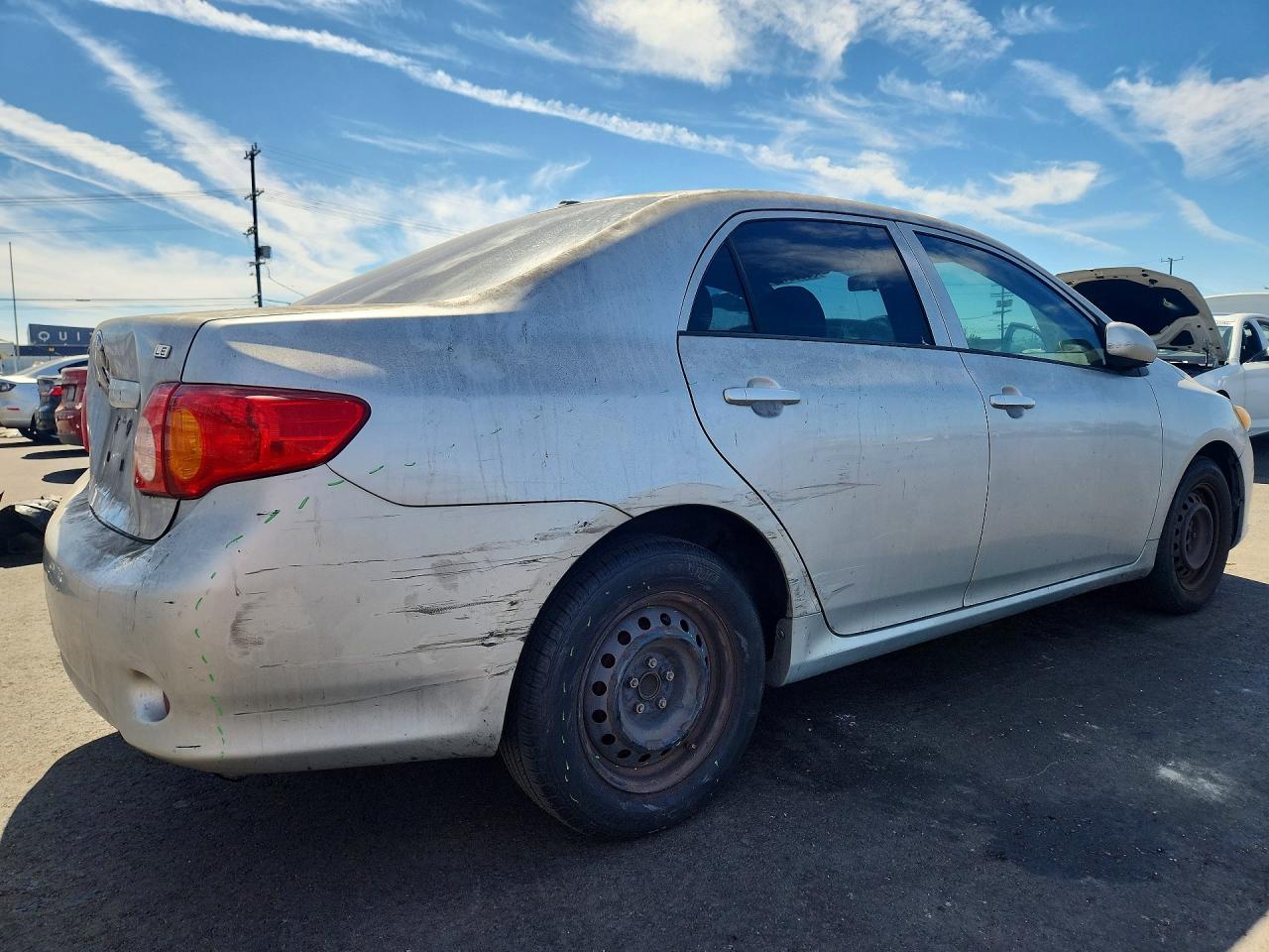 2010 Toyota Corolla Le Silver vin: 1NXBU4EE5AZ206123
