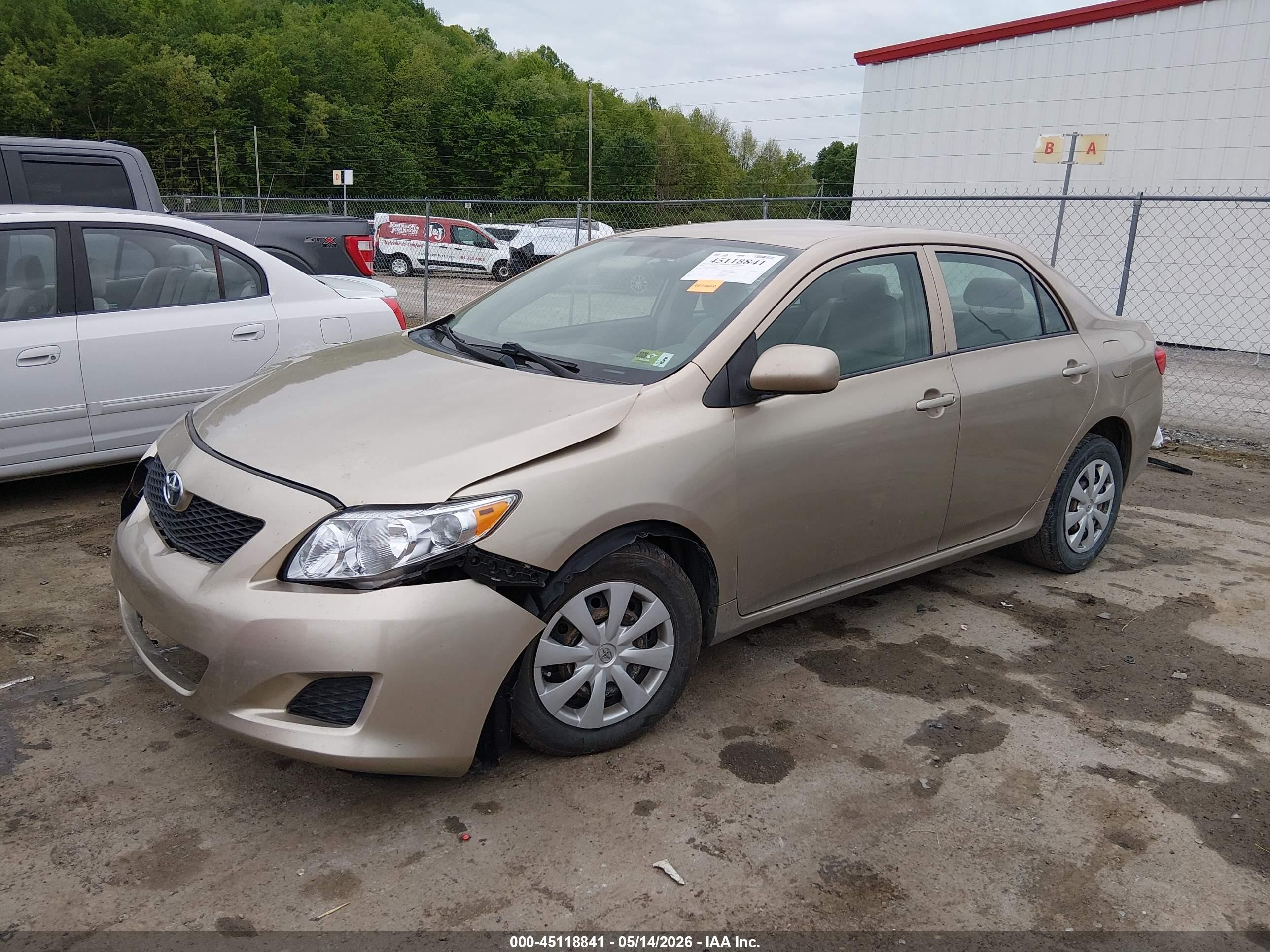 2010 Toyota Corolla Le Gold vin: 1NXBU4EE5AZ208597