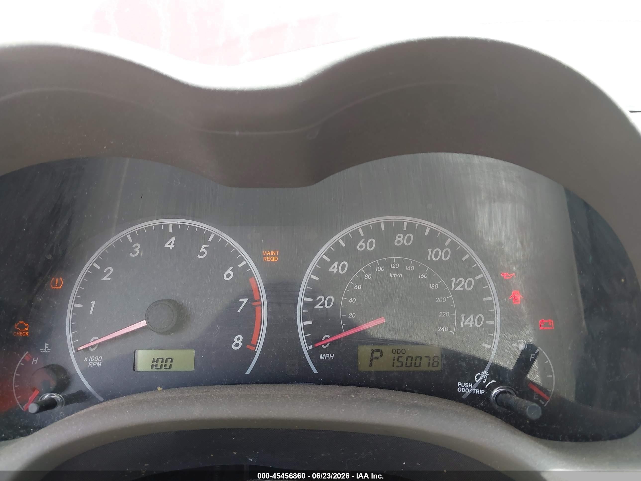 2010 Toyota Corolla Le Красный vin: 1NXBU4EE5AZ210348