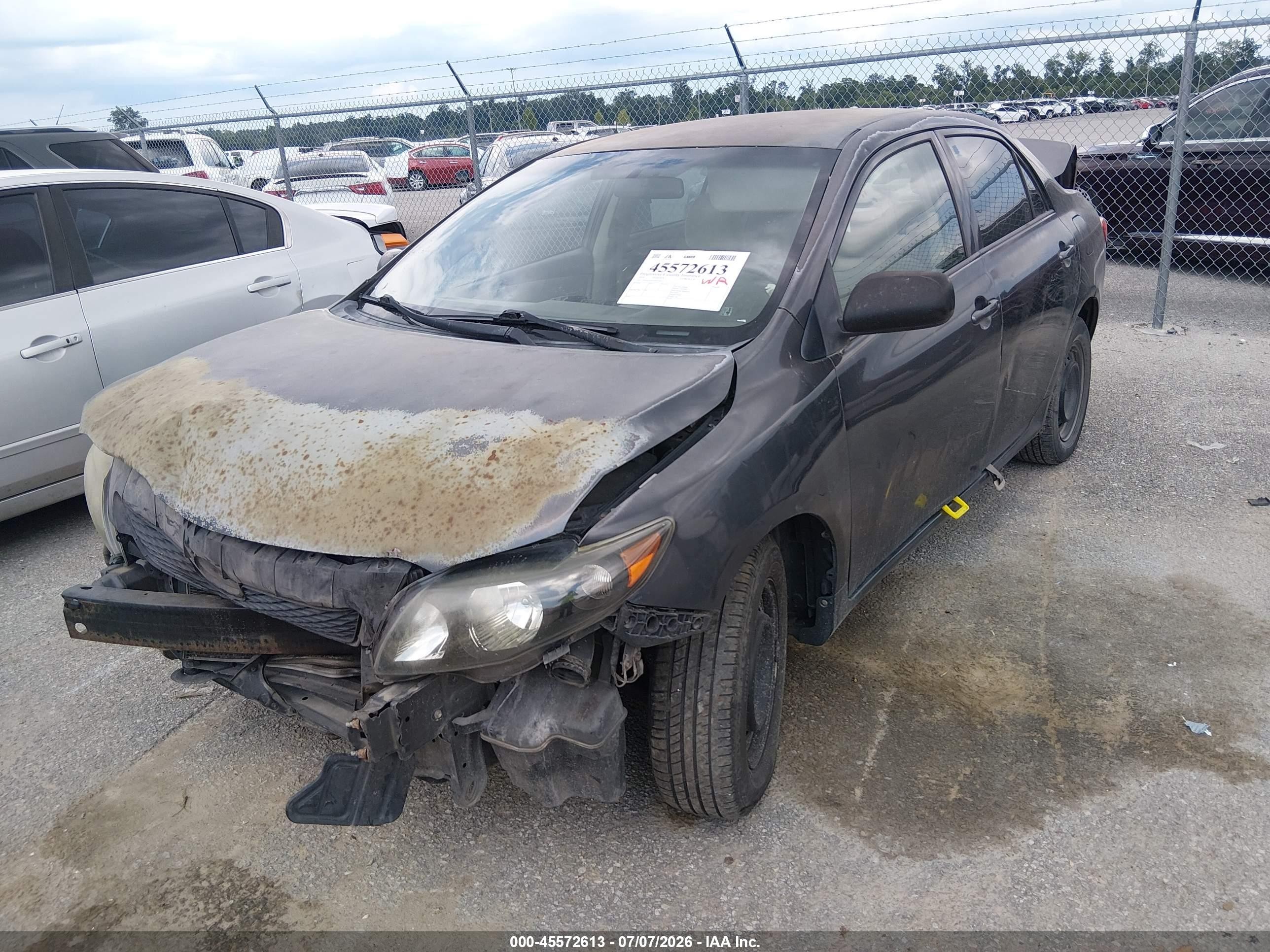 2010 Toyota Corolla   Gray vin: 1NXBU4EE5AZ224511