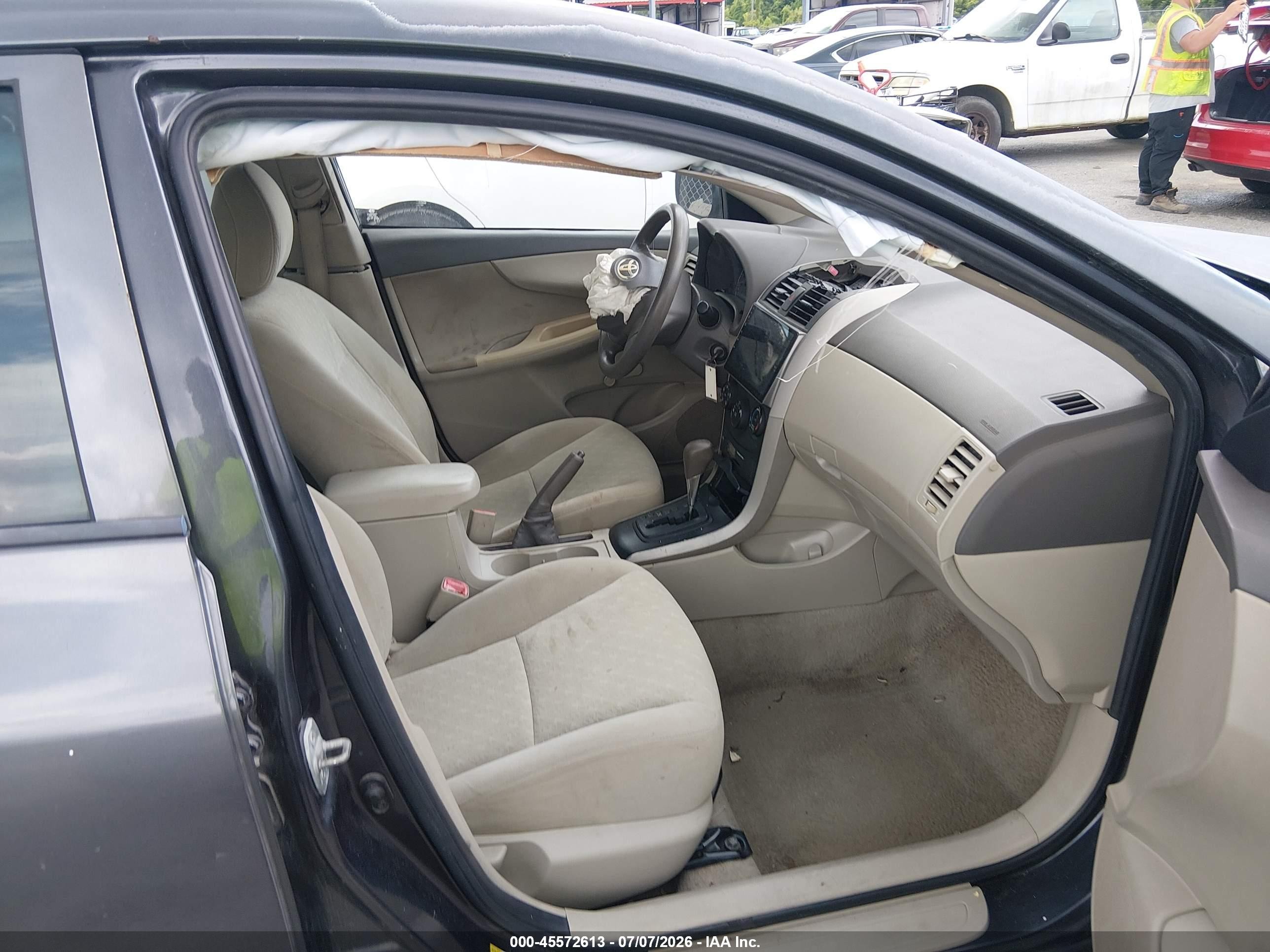 2010 Toyota Corolla   Gray vin: 1NXBU4EE5AZ224511