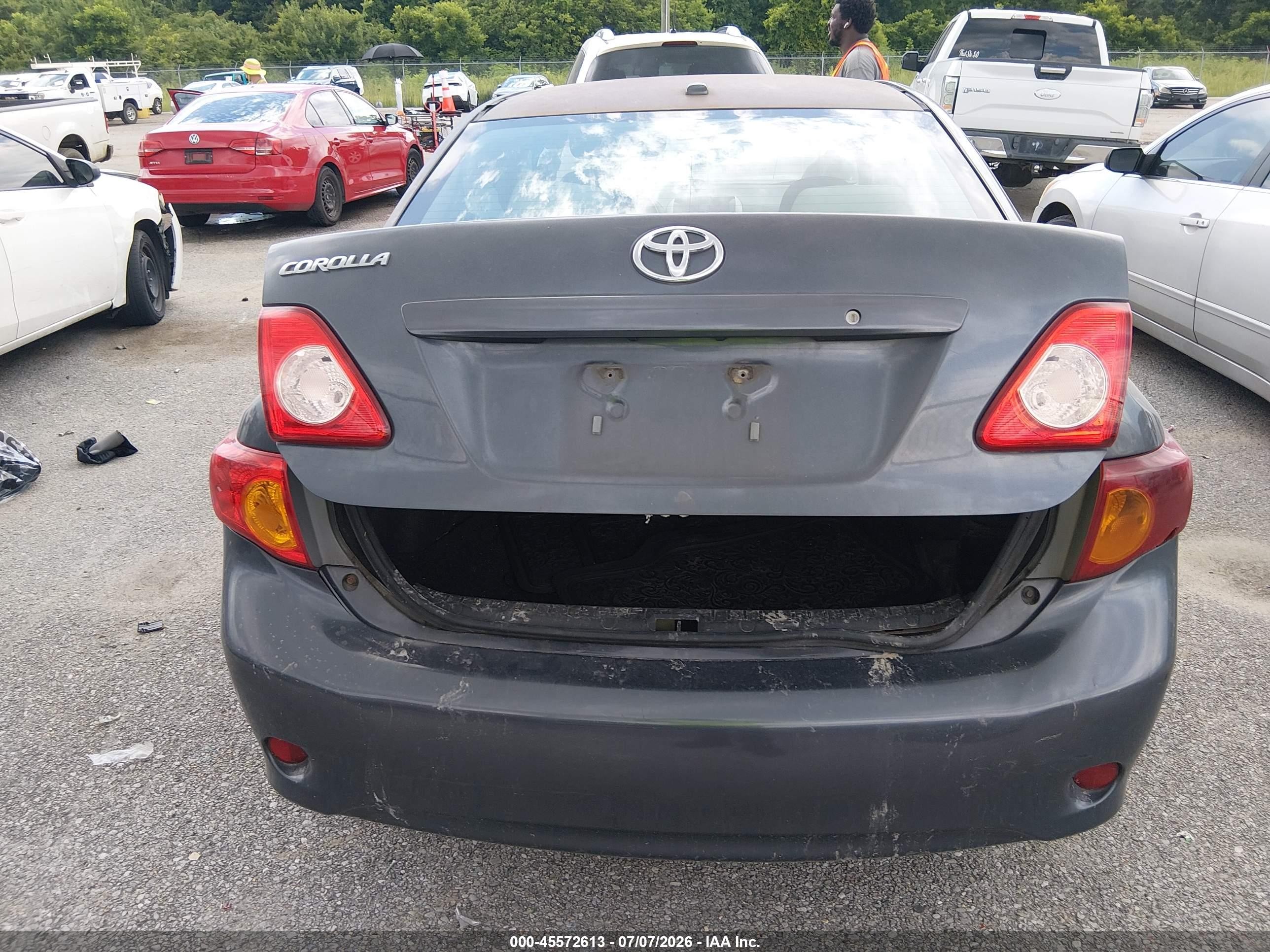 2010 Toyota Corolla   Gray vin: 1NXBU4EE5AZ224511