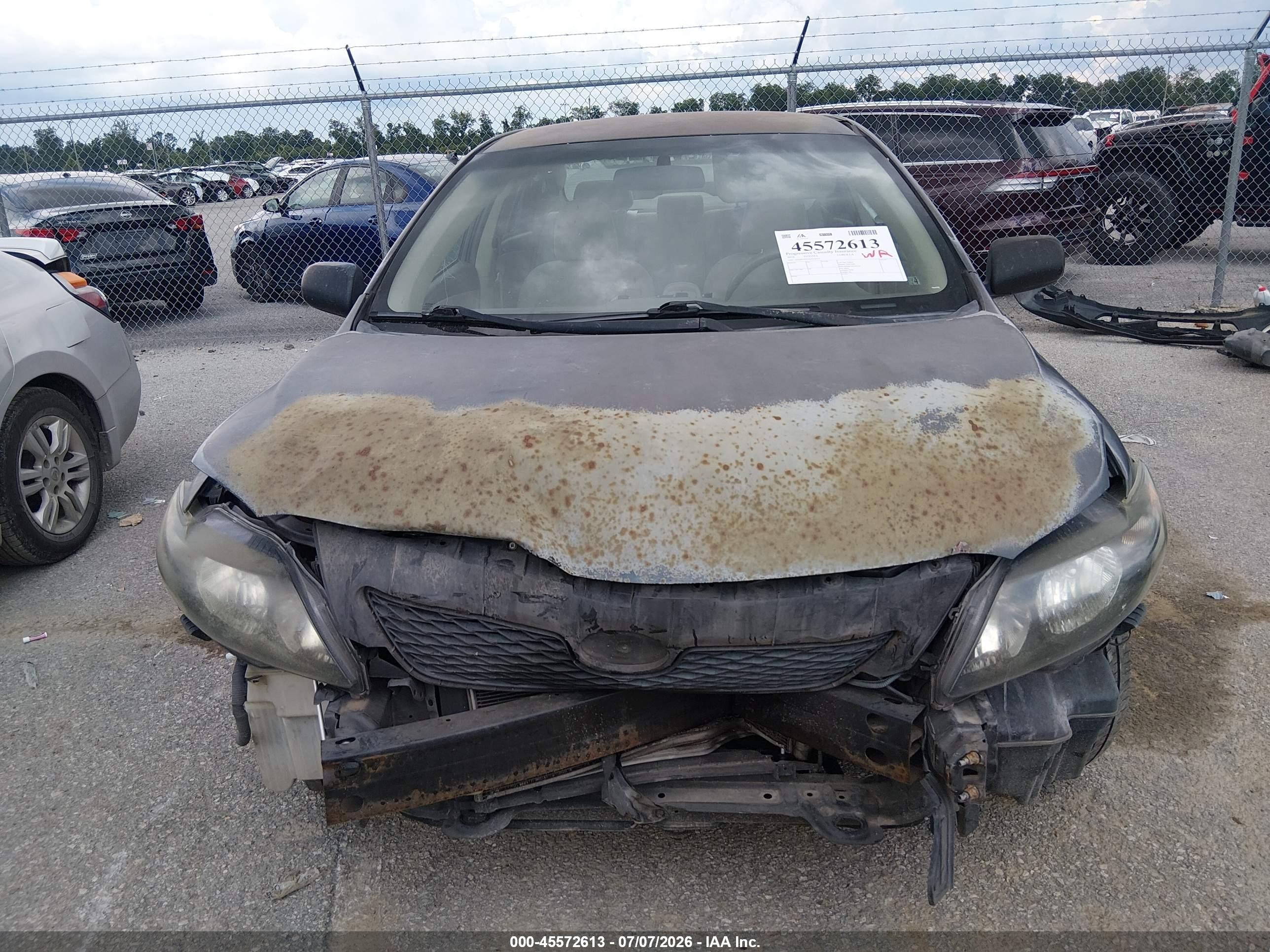 2010 Toyota Corolla   Gray vin: 1NXBU4EE5AZ224511