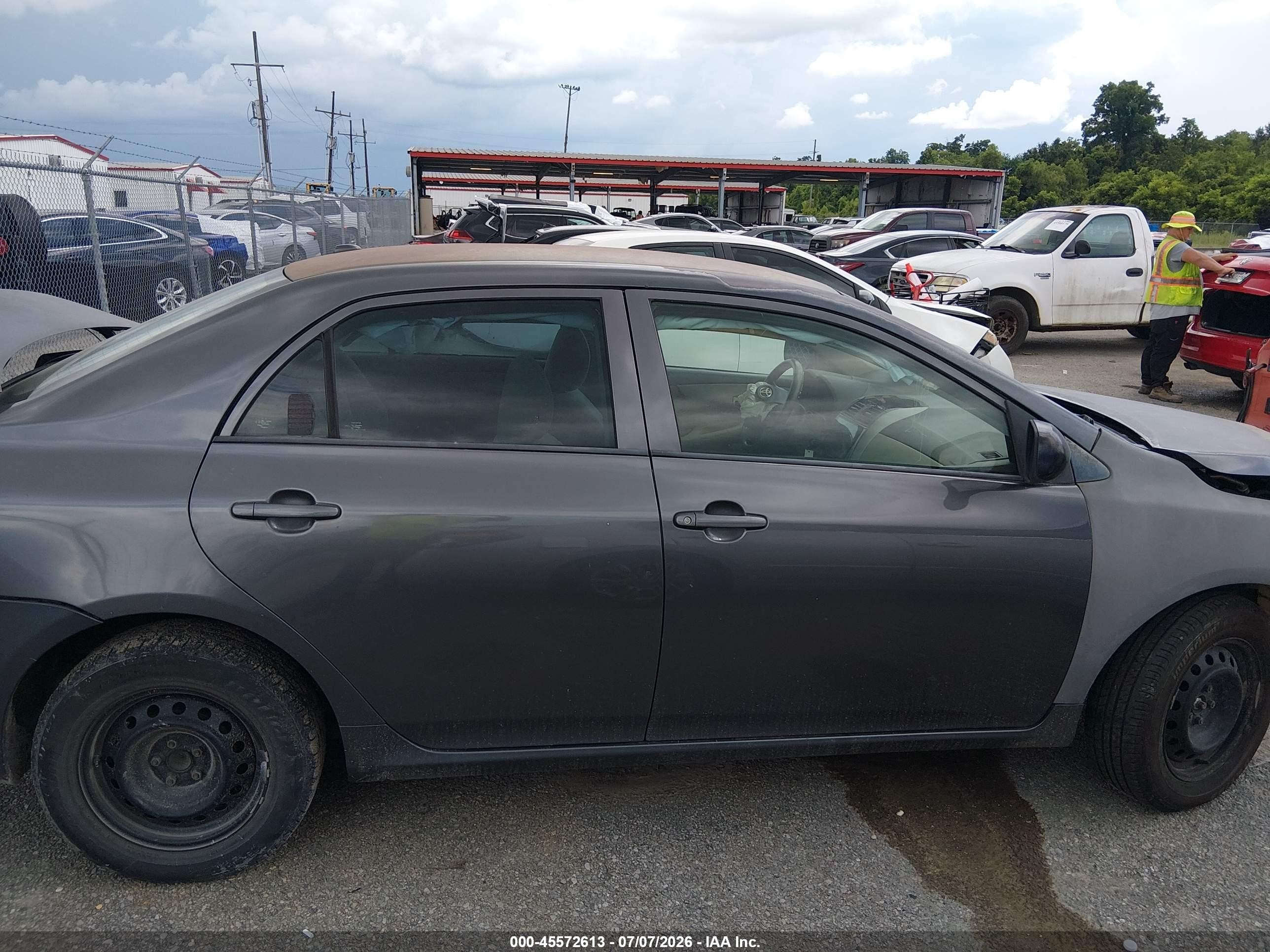 2010 Toyota Corolla   Gray vin: 1NXBU4EE5AZ224511