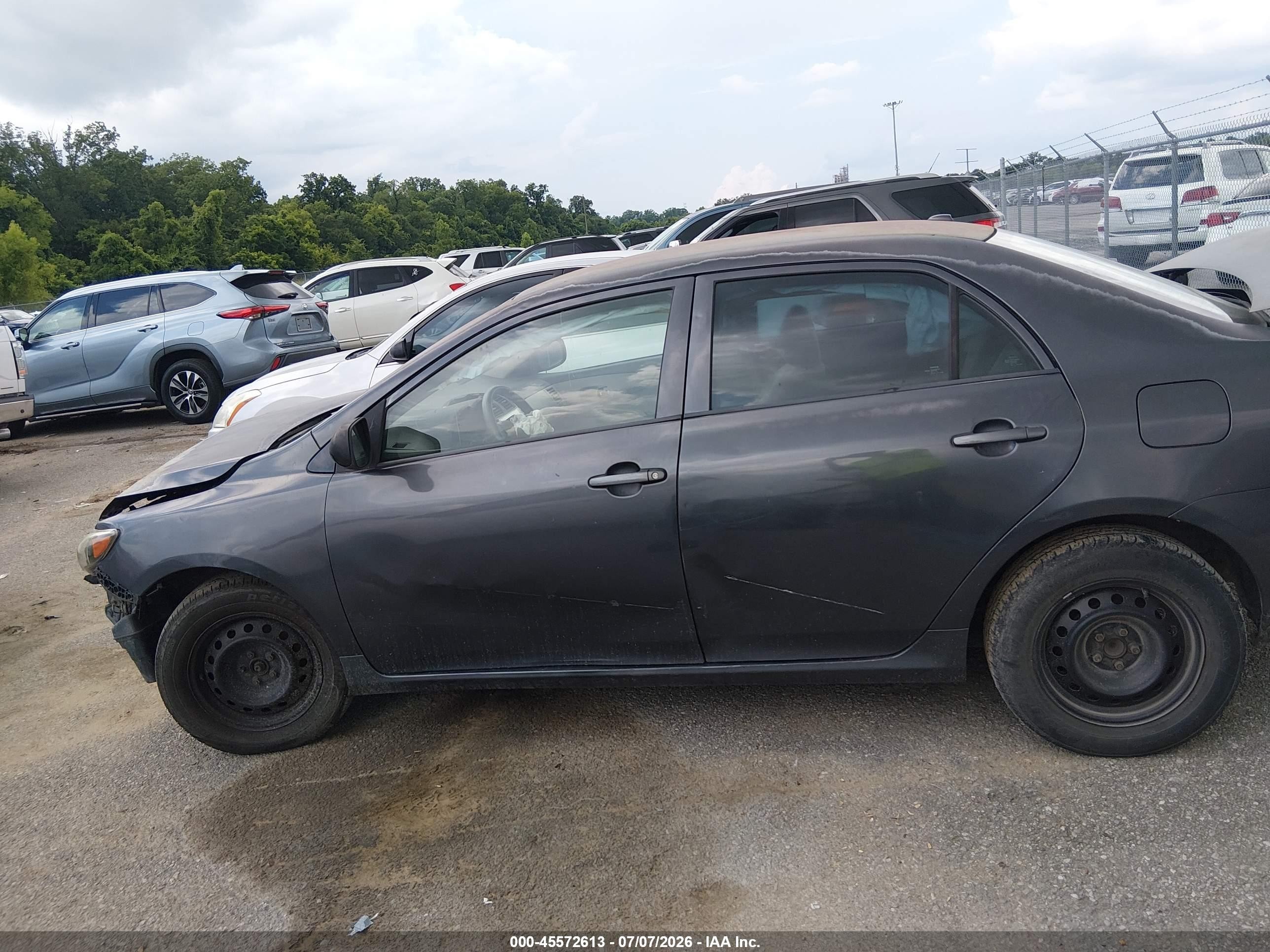 2010 Toyota Corolla   Gray vin: 1NXBU4EE5AZ224511