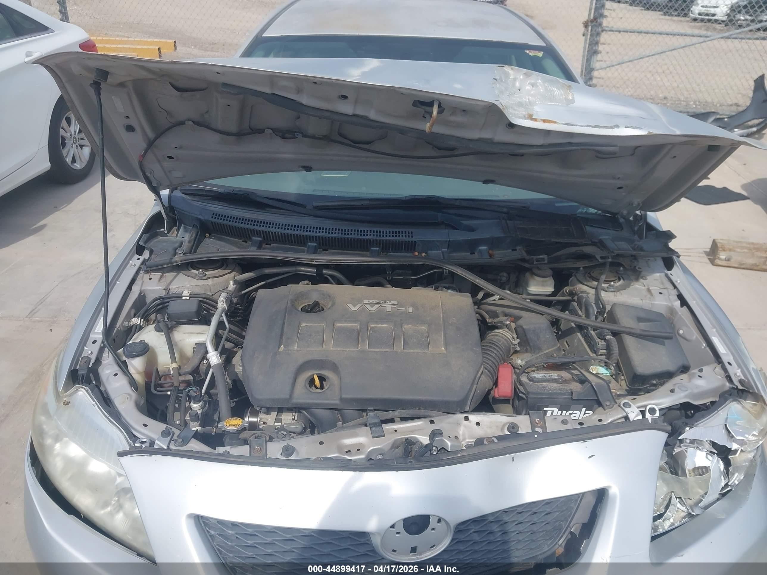 2010 Toyota Corolla Le Silver vin: 1NXBU4EE5AZ226856