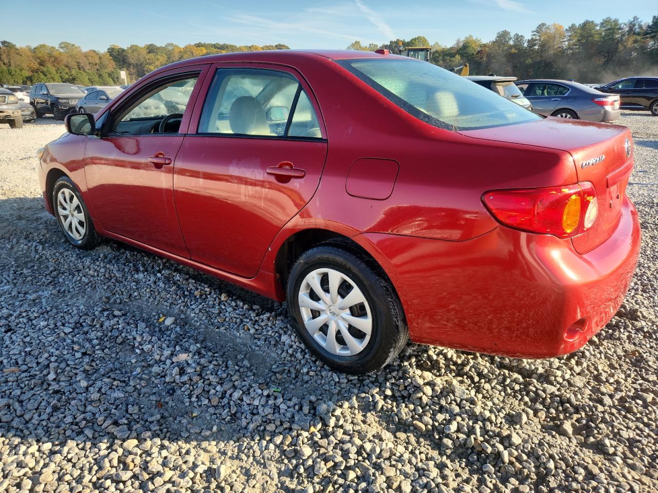 2010 Toyota Corolla Base Red vin: 1NXBU4EE5AZ245777